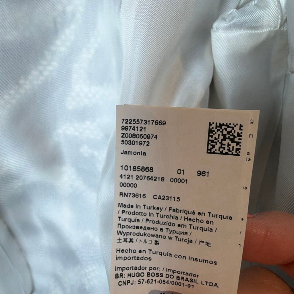 Hugo Boss NWT Hugo Boss Jacquard Jacket Jamonia & Skirt Varoci Set in Ivory Grey 6 (034) Size M / US 6-8 / IT 42-44 - 13 Thumbnail
