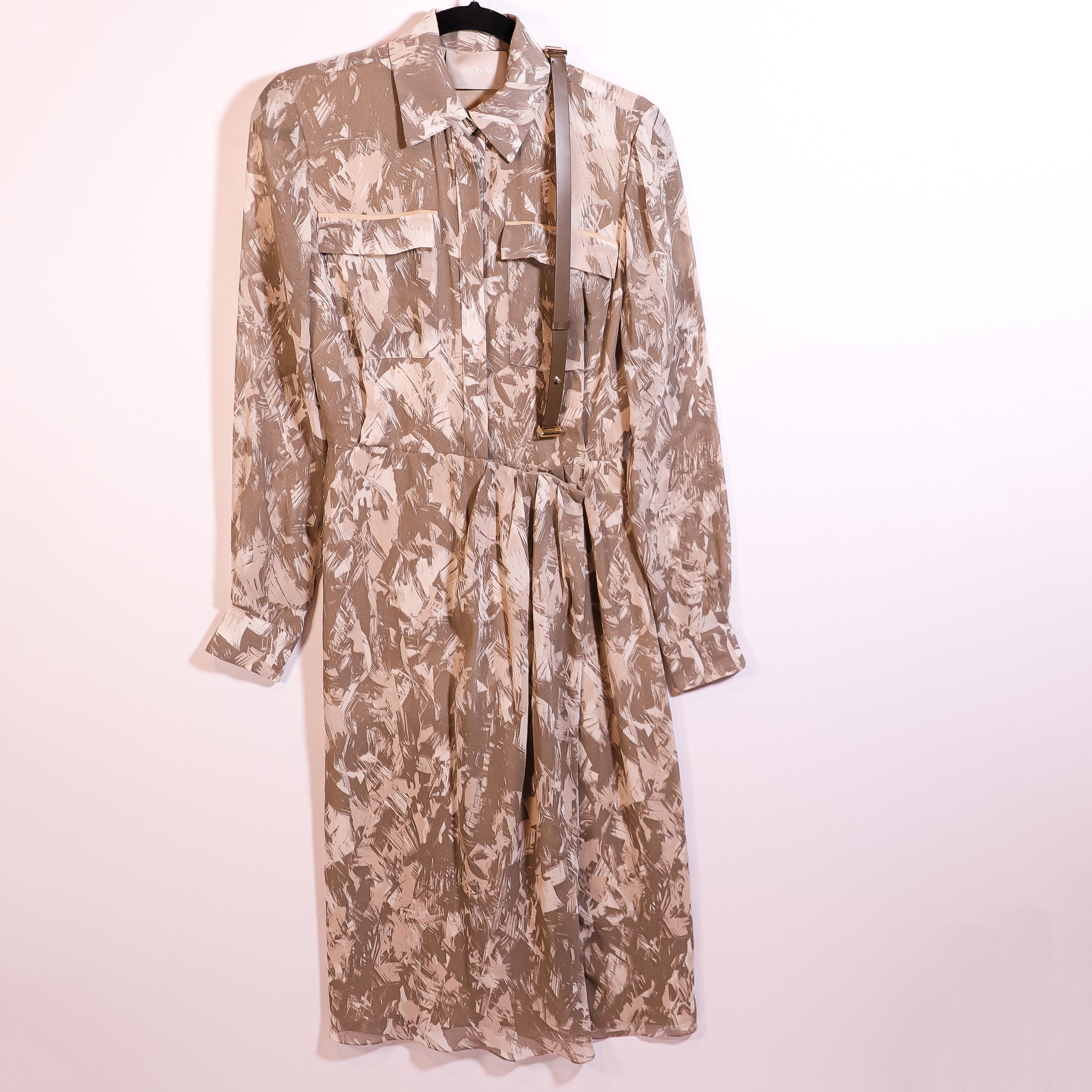 Jason Wu Jason Wu Silk Chiffon Camo Floral Flower Print Size XS / US 0-2 / IT 36-38 - 1 Thumbnail