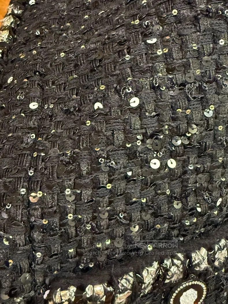Chanel Chanel 22P Black Knit Jacket 34. Size US XS / EU 42 / 0 - 4 Thumbnail