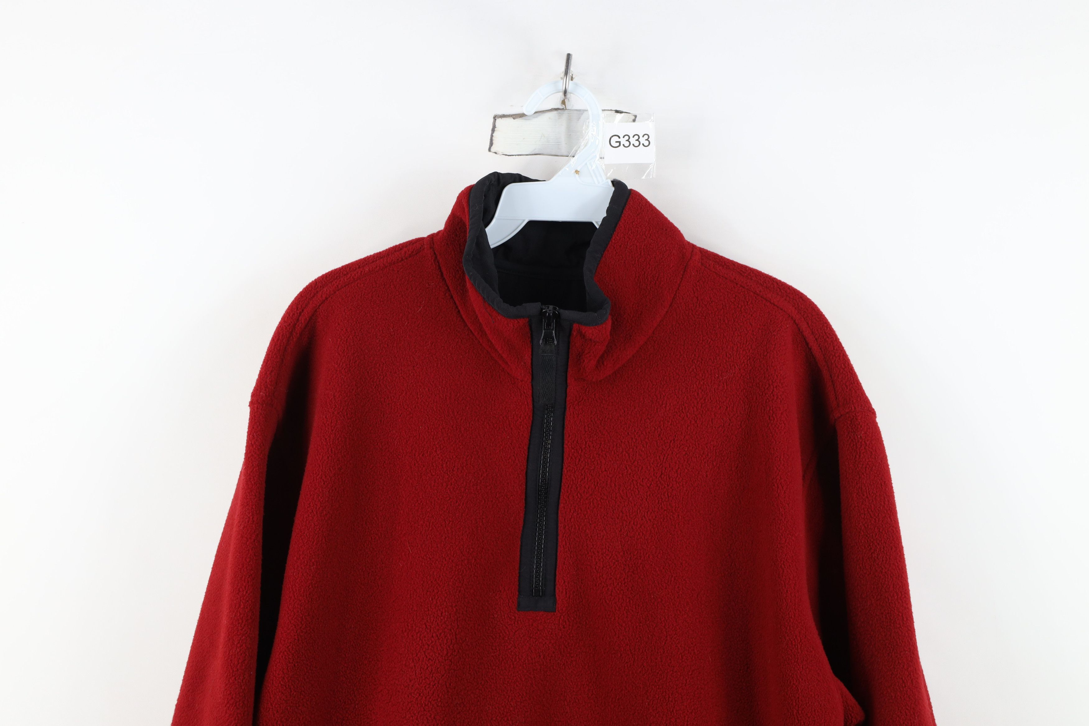 Vintage Vintage 90s Y2K Streetwear Half Zip Fleece Pullover Sweater Size US L / EU 52-54 / 3 - 2 Thumbnail