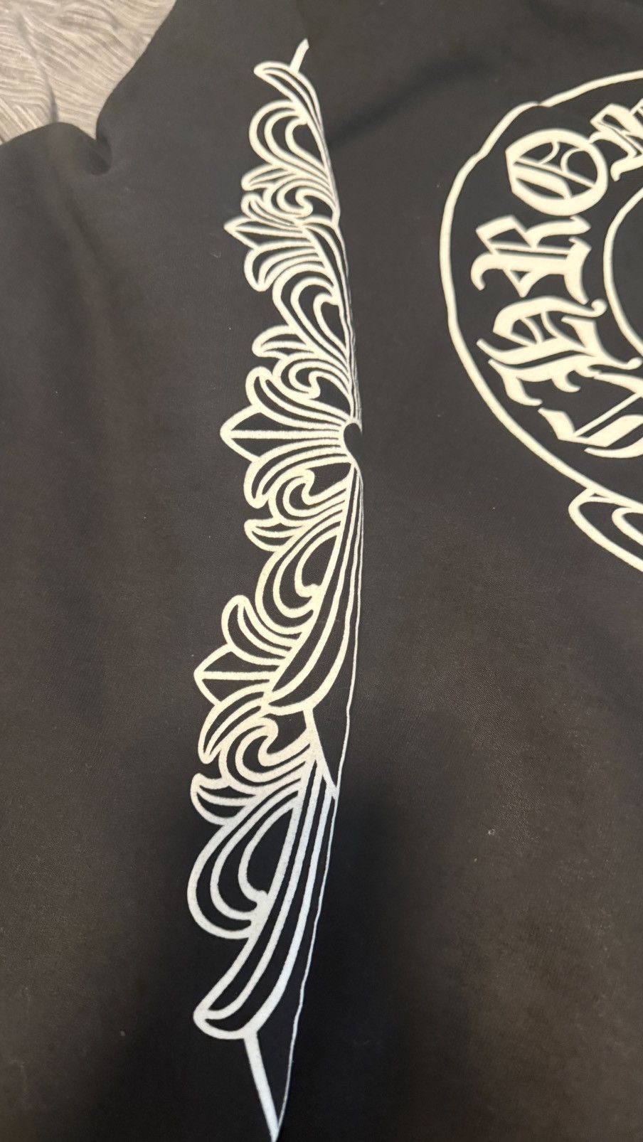 Chrome Hearts CHROME HEARTS THERMAL HOODIE ZIP UP BLACK XL Size US XL / EU 56 / 4 - 3 Thumbnail