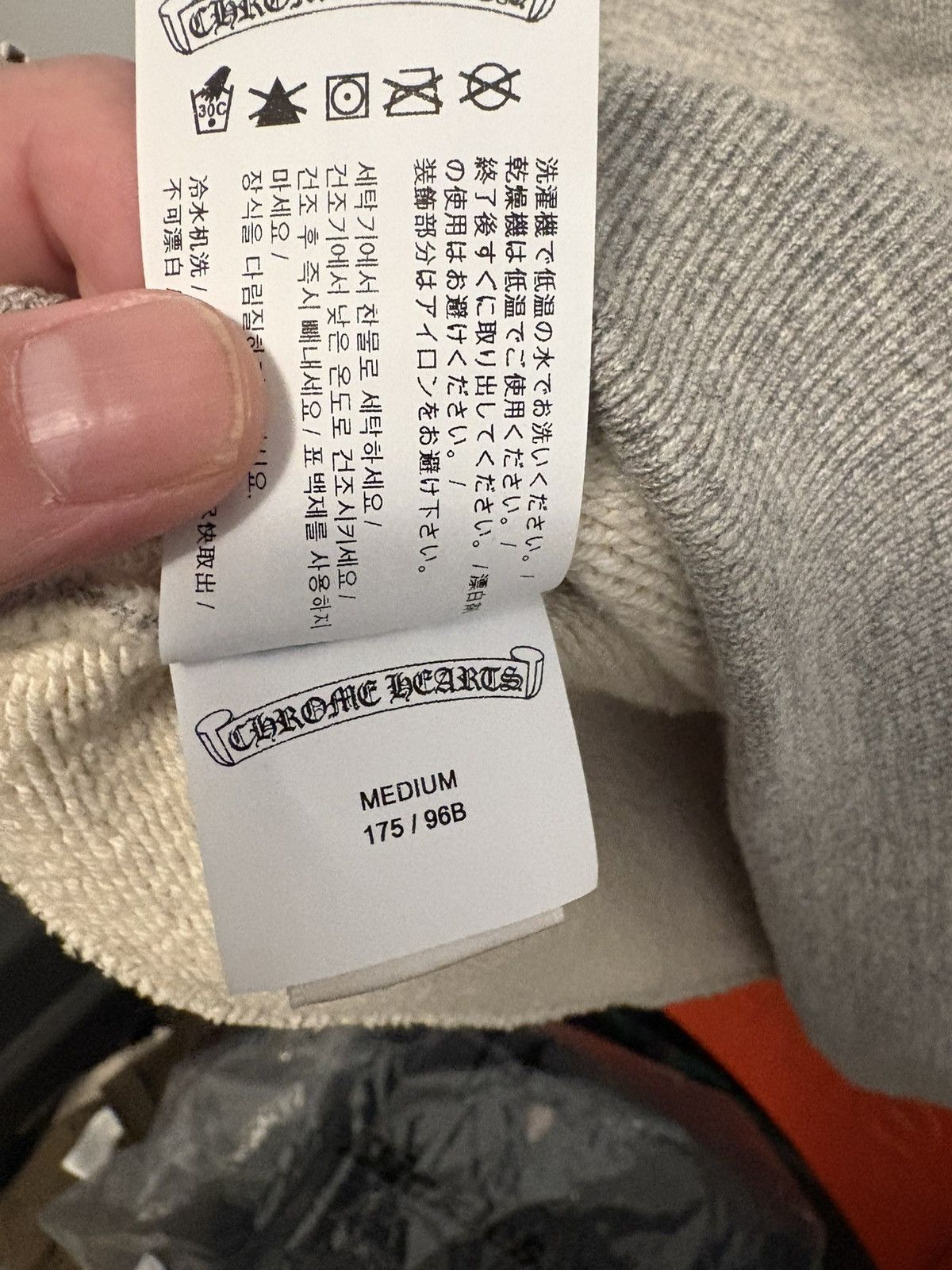 Chrome Hearts Chrome hearts scroll label cemetery cross crewneck grey M Size US M / EU 48-50 / 2 - 5 Thumbnail