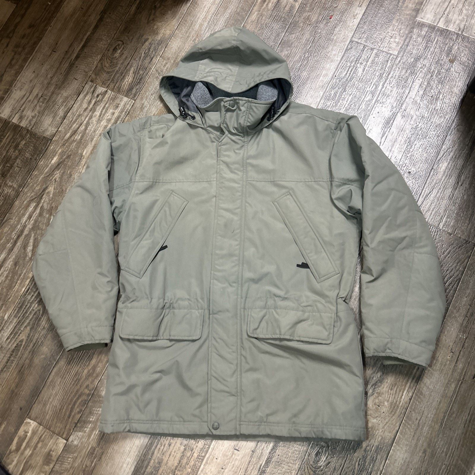 L.L. Bean Vtg LL Bean Parka Polartec Thinsulate Lined M Green Jacket Size US M / EU 48-50 / 2 - 1 Thumbnail