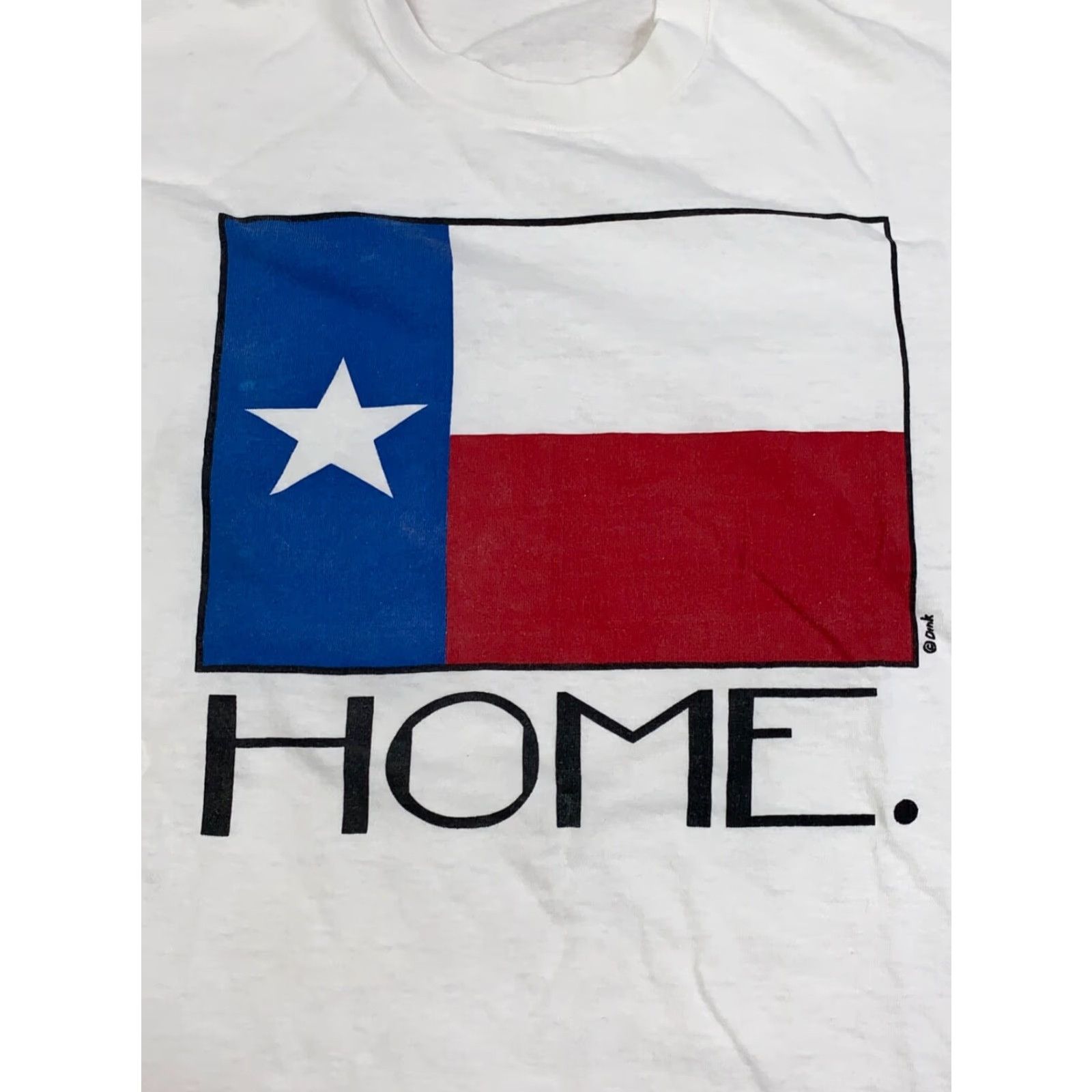 Fruit Of The Loom VINTAGE Texas Lone Star State T Shirt Mens L White Crew Neck Flag Graphic Print 11067 Size US L / EU 52-54 / 3 - 3 Thumbnail