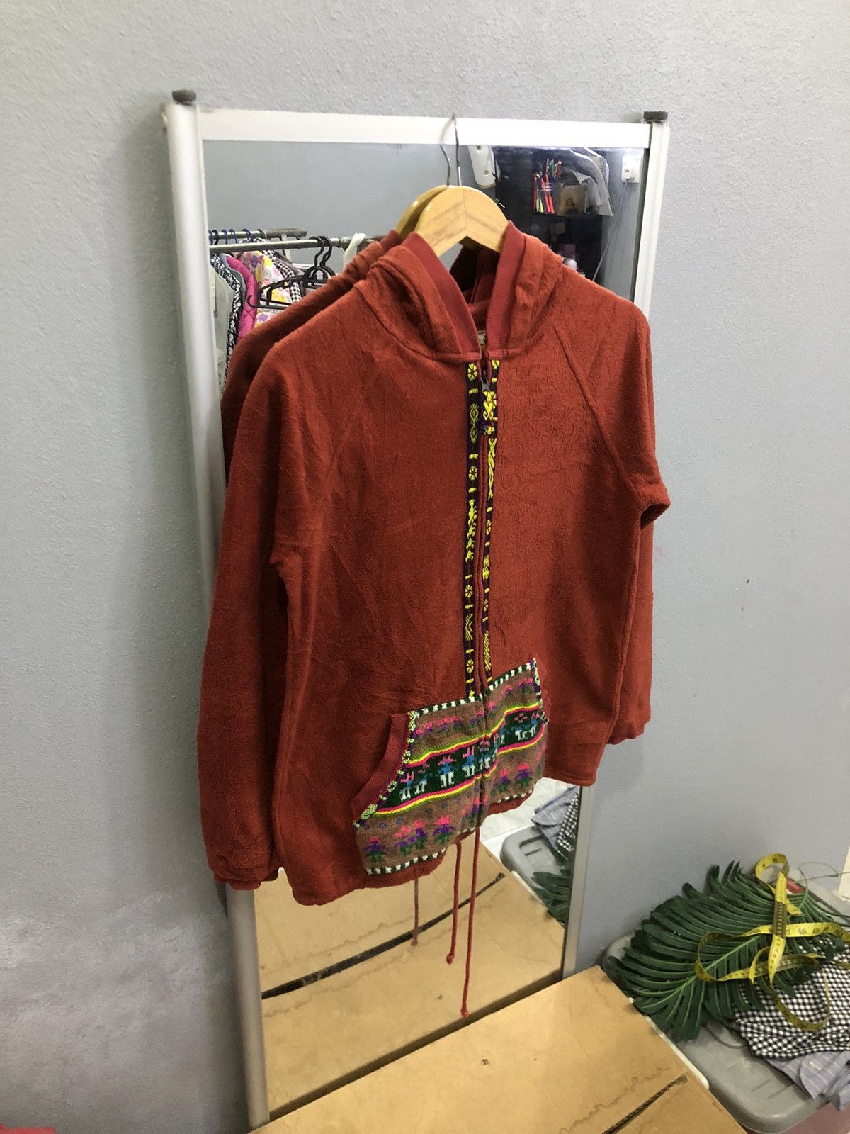 Japanese Brand Rare Titicaca Ethnic Fleece Hoodie Size US S / EU 44-46 / 1 - 3 Thumbnail