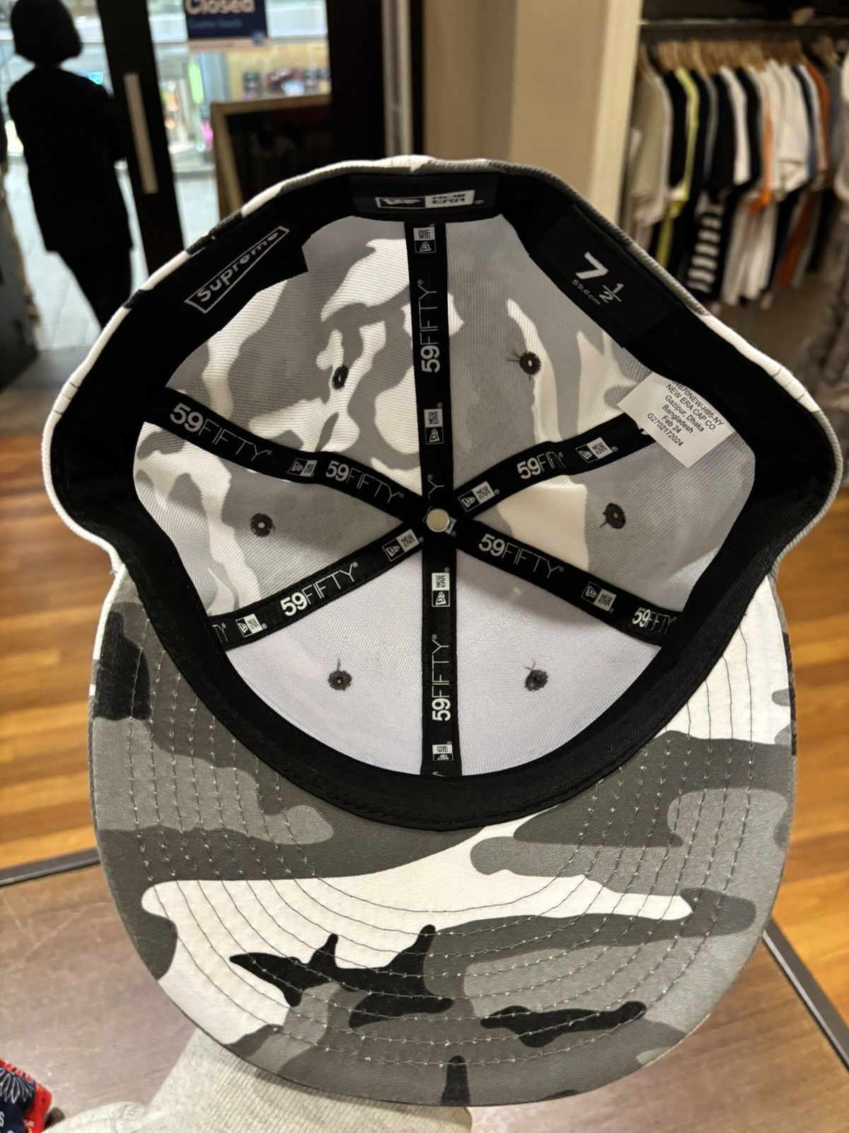 Supreme Supreme New Era Camo Hat Size ONE SIZE - 5 Thumbnail