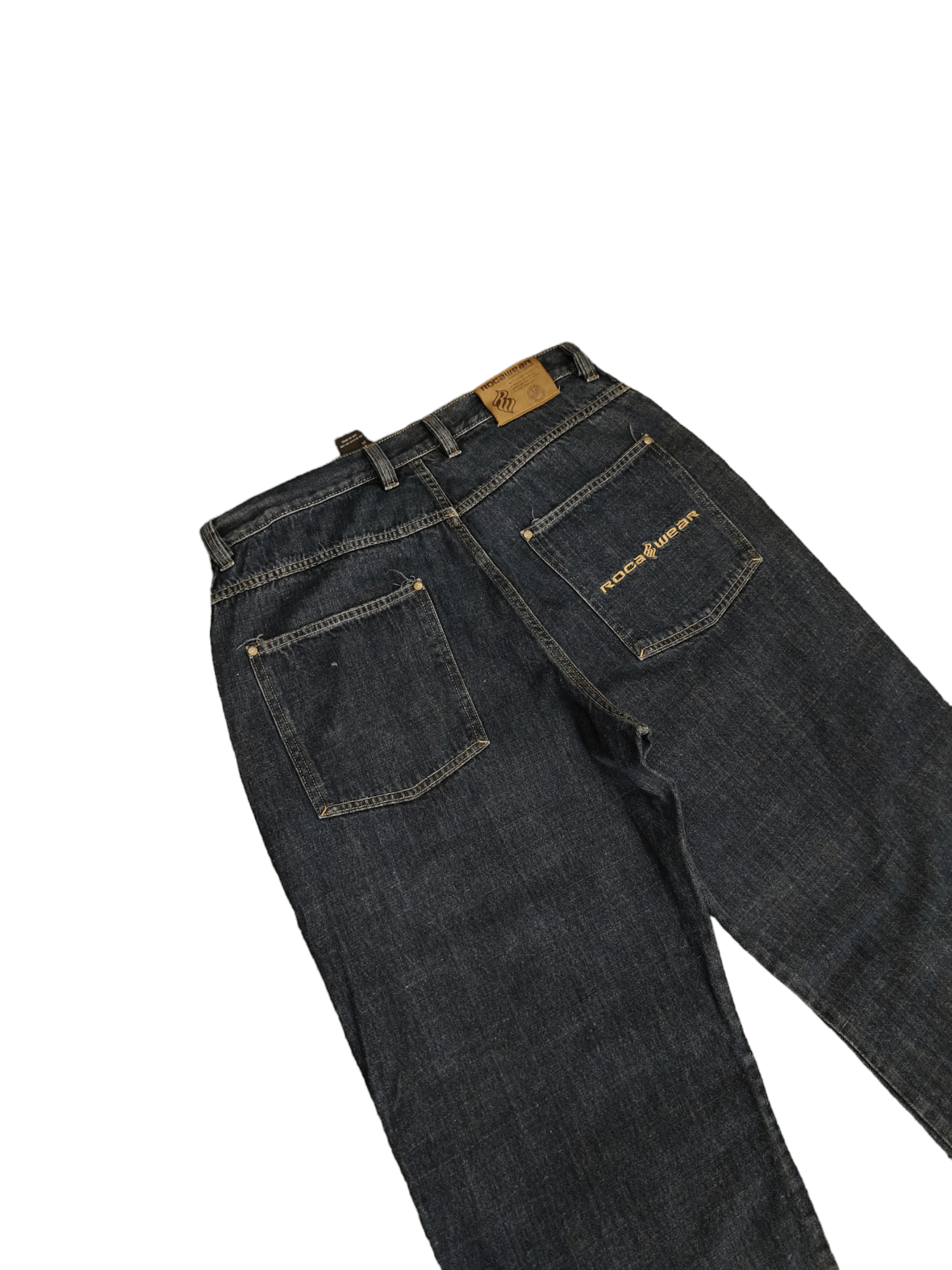 Rocawear Baggy Jeans Rocawear Denim Wide Loose Y2k Streetwear Jnco Size US 36 / EU 52 - 17 Thumbnail