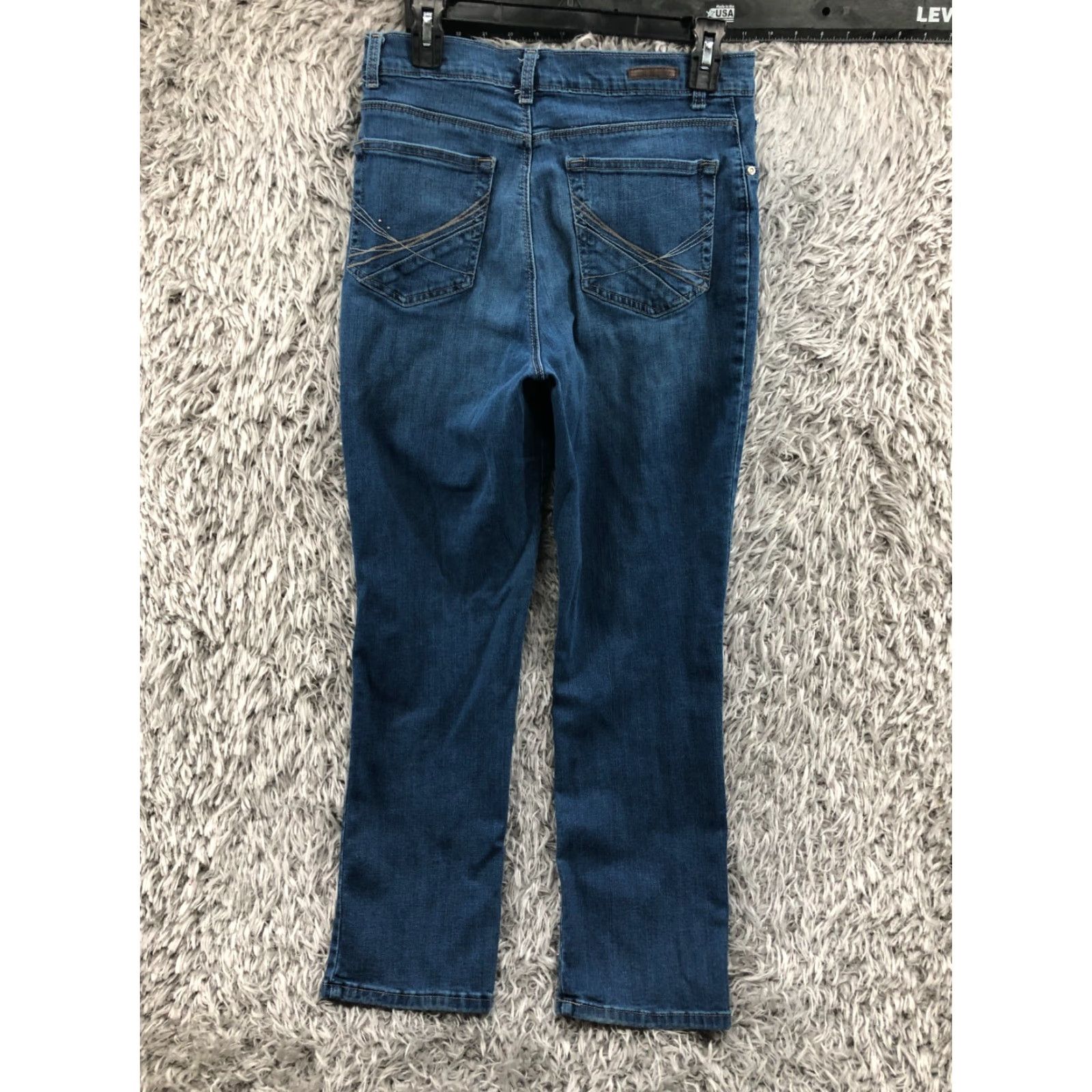 Lee Lee Classic Fit Jeans Size 8 Womens Regular Waist 29 Blue Medium Denim 5-Pocket Straight Vintage No N/A Size 30" / US 8 / IT 44 - 5 Thumbnail