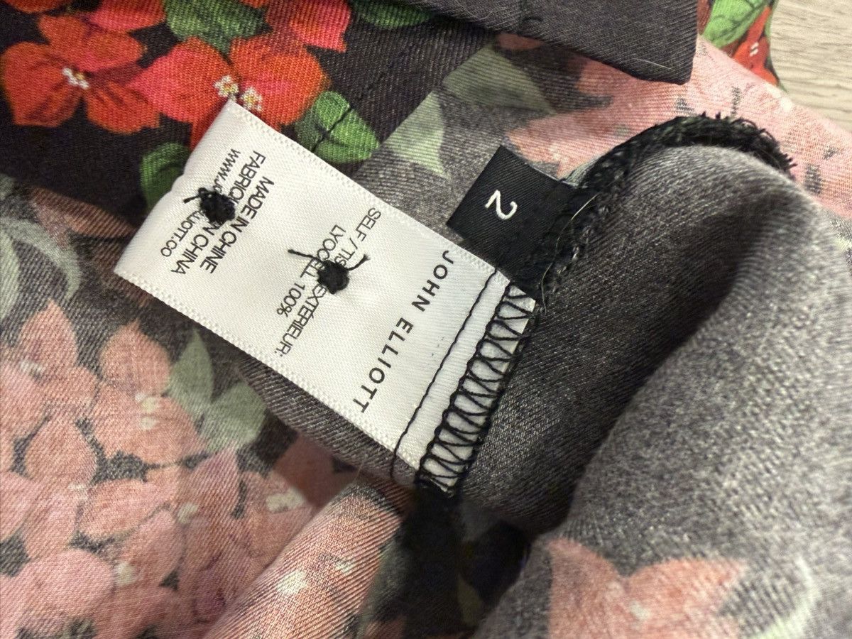 John Elliott John Elliott Black Bougainvillea Bowling Shirt Medium Size US M / EU 48-50 / 2 - 4 Thumbnail
