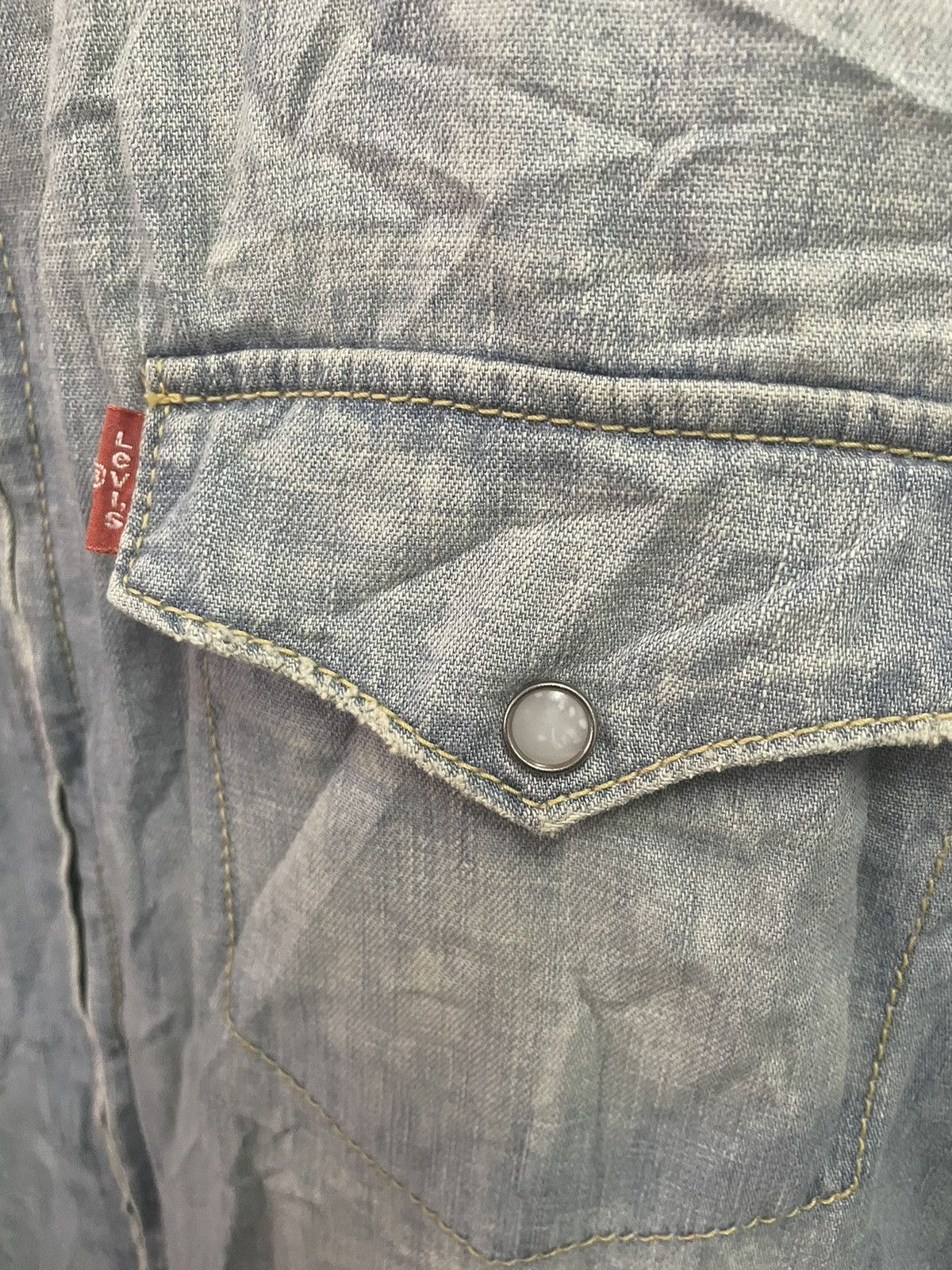 Levi's × Vintage Vintage Levis Red Loop Western Shirt Size US L / EU 52-54 / 3 - 6 Thumbnail