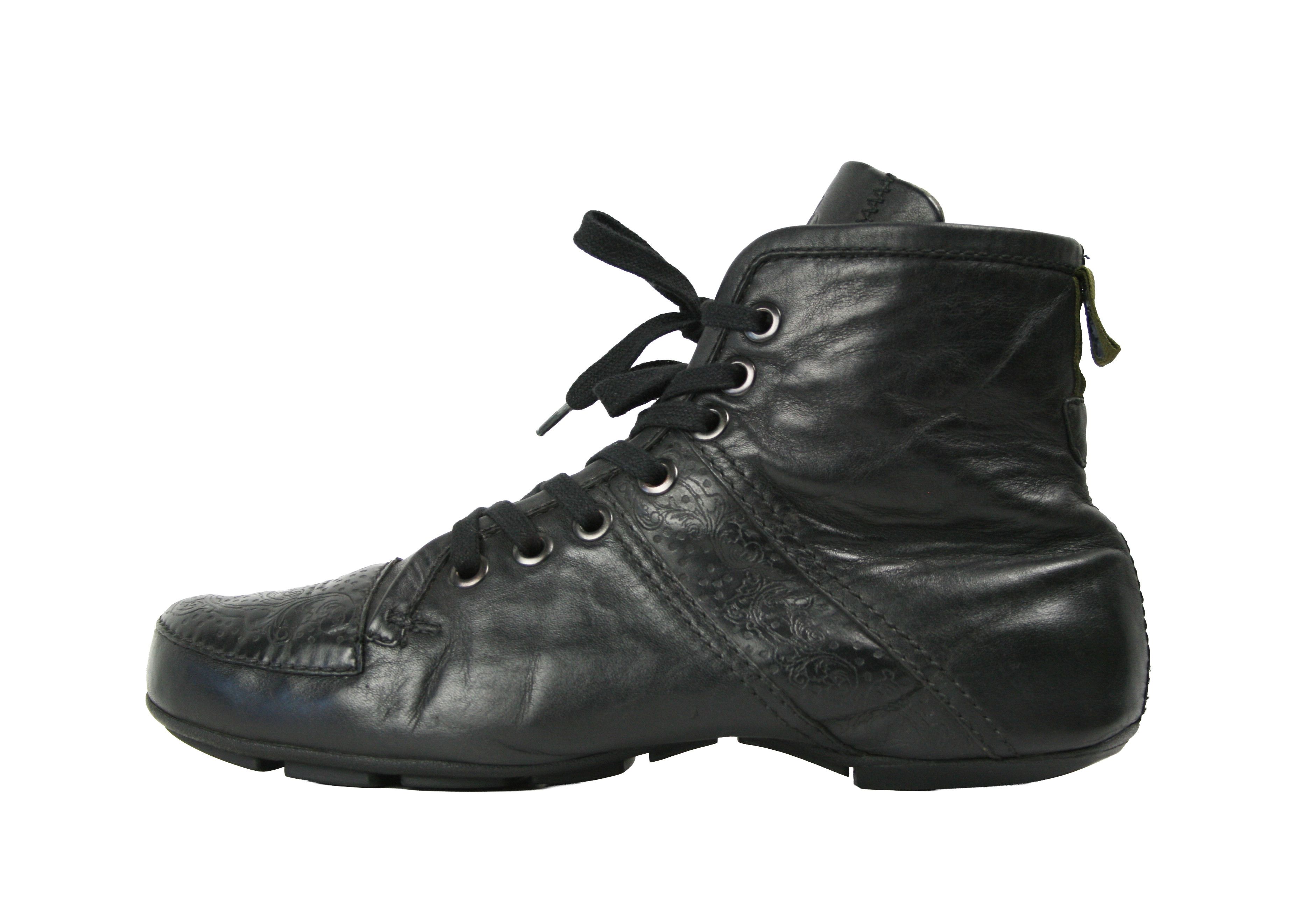 Kenzo 00S Pampa Y2K Avant Garde Embroidered Boots Vintage Size US 8 / EU 41 - 1 Thumbnail