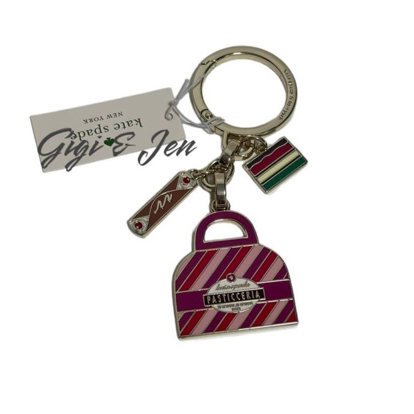 Kate Spade Kate Spade Dolci Pastries Metal Keyfob Bag Charm Size ONE SIZE - 1 Thumbnail