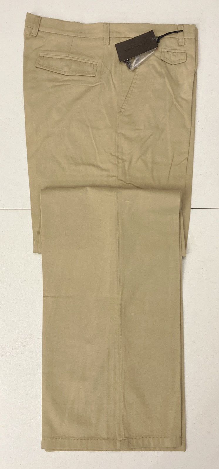 Bottega Veneta Bottega Veneta 🇮🇹 Light Brown Wide Leg Trouser 52 New Size US 36 / EU 52 - 12 Thumbnail