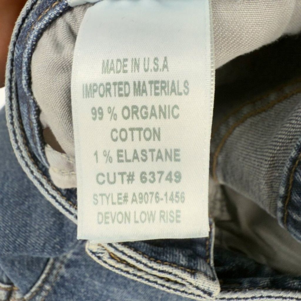 Agolde AGOLDE Devon Stovepipe Organic Denim Blue Wash Jeans Sz 26 Size 26" / US 2 / IT 38 - 7 Thumbnail