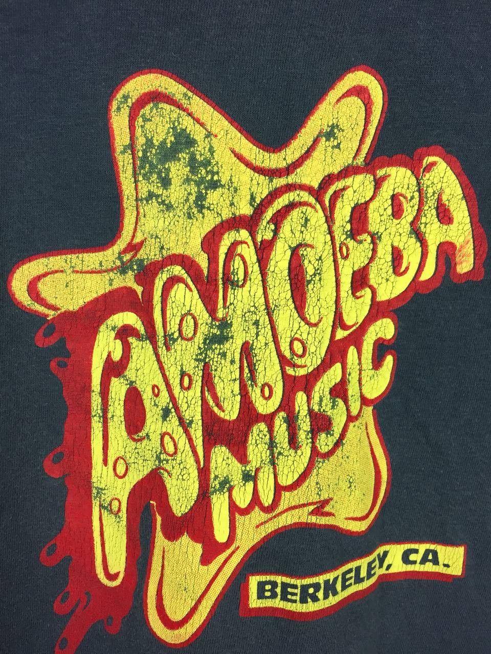 Vintage Vtg 00s Amoeba Music Independent Record Store Tee Size US L / EU 52-54 / 3 - 4 Thumbnail
