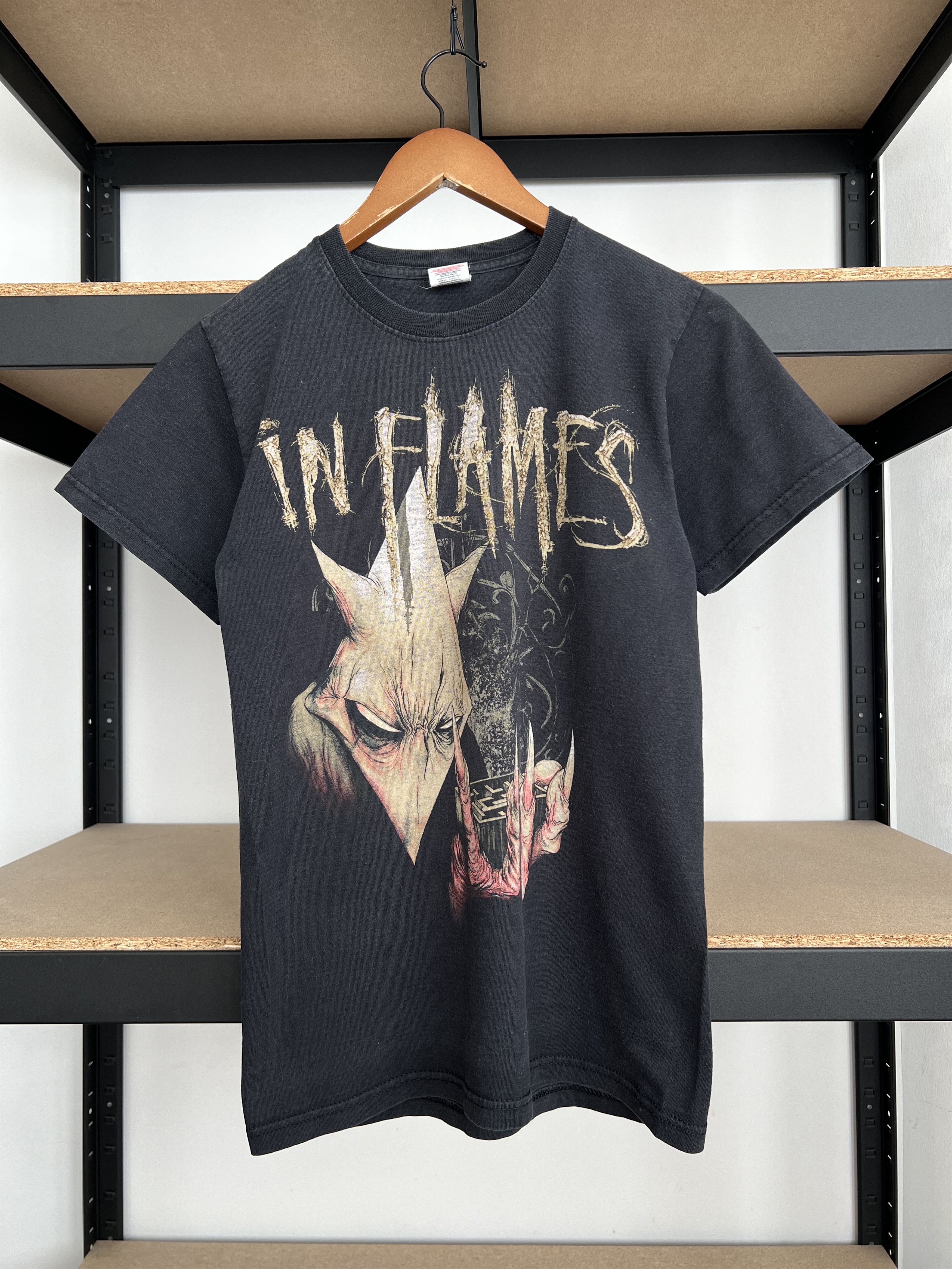 Band Tees Vintage 2000s In Flames Death Metal Band Black T-shirt Size US S / EU 44-46 / 1 - 1 Thumbnail