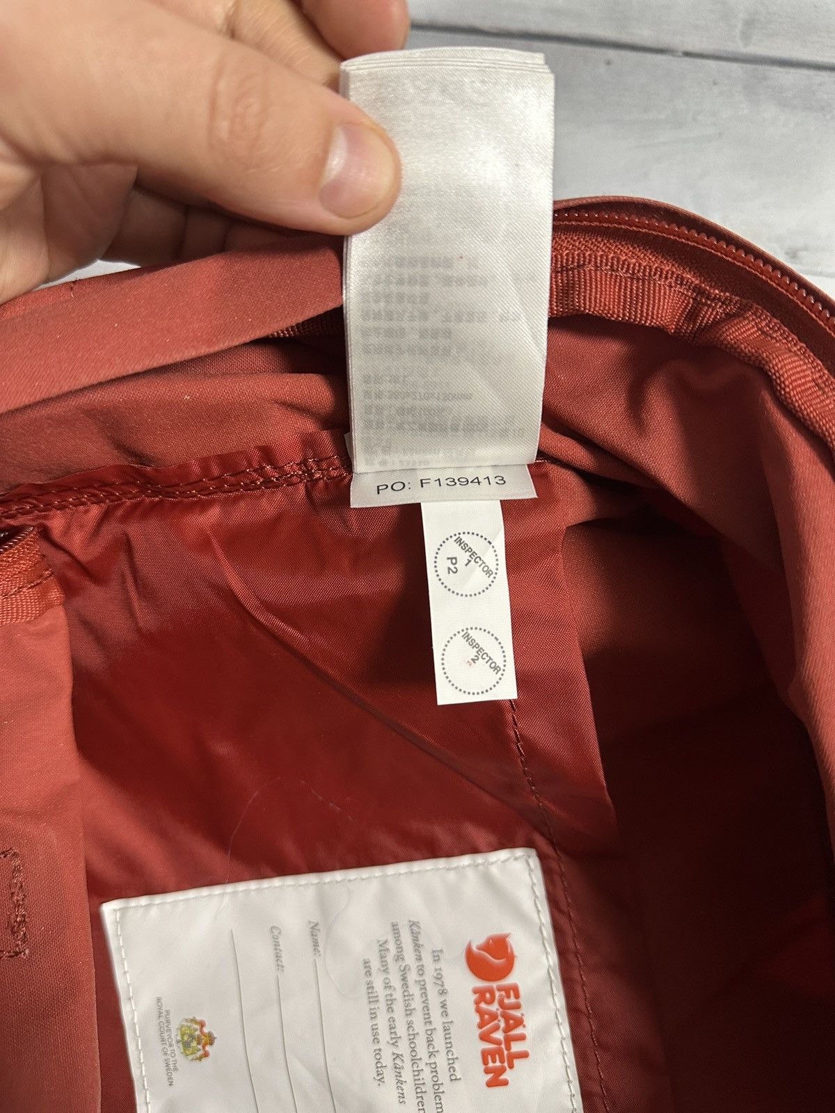 Fjallraven Rare Fjallraven 23510 Kanken Bag Washed Y2K outdoor Size ONE SIZE - 17 Thumbnail