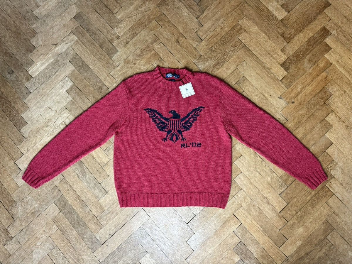 Polo Ralph Lauren NOS Vintage Polo Ralph Lauren RL02 Eagle Sweater XL Size US XL / EU 56 / 4 - 1 Thumbnail