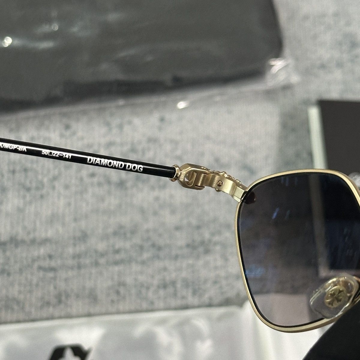 Chrome Hearts CHROME HEARTS DIAMOND DOG SUNGLASSES Size ONE SIZE - 7 Thumbnail