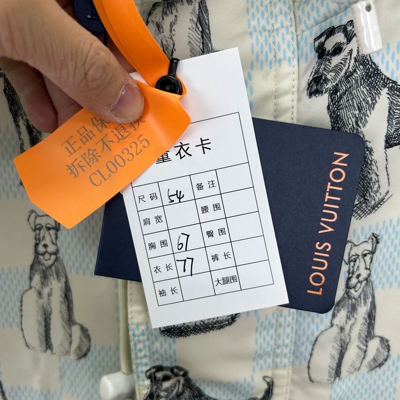 Louis Vuitton Louis Vuitton Blue plaid dog jacket Size US L / EU 52-54 / 3 - 5 Thumbnail