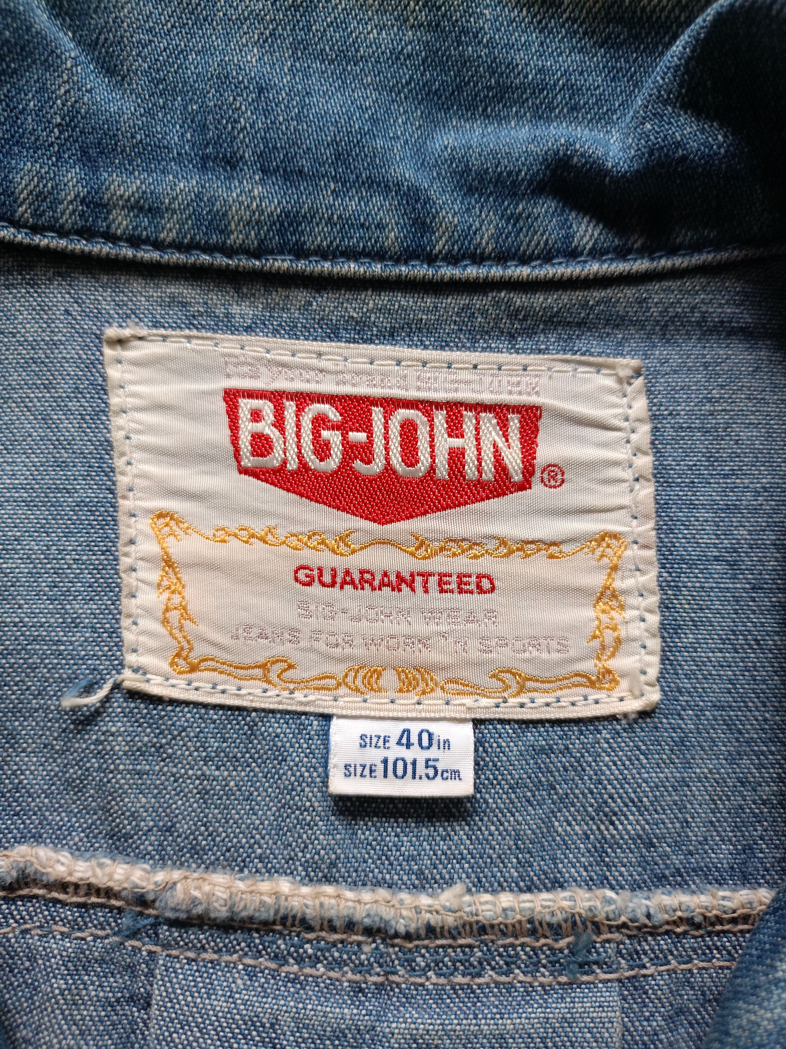 Big John Vintage Big Jhon Denim Jacket Size US M / EU 48-50 / 2 - 15 Thumbnail