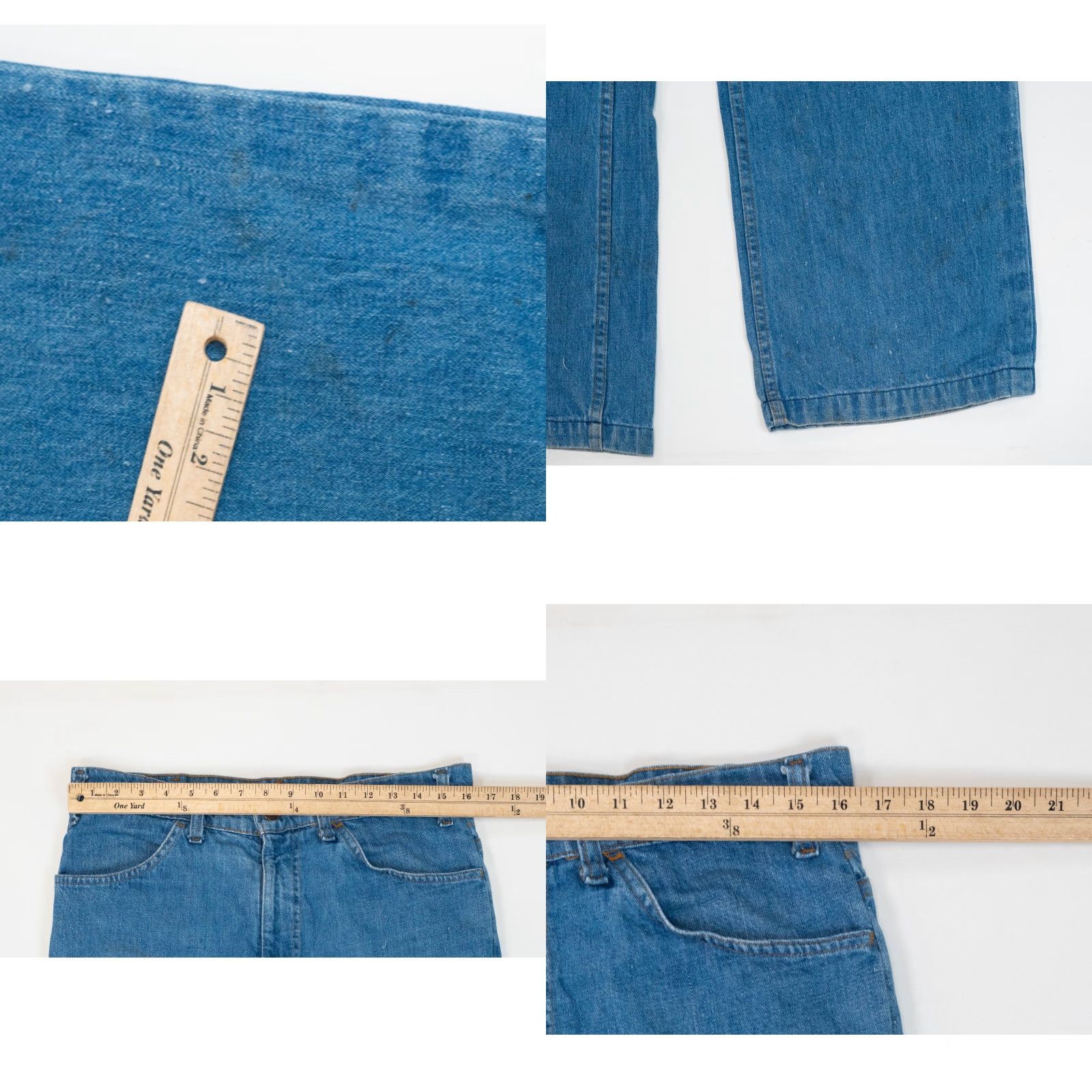 Levi's VINTAGE Levi's 501 Orange Tab True VTG Denim Jeans 33x30 Bell Bottom 70s 646 RARE ERROR Size US 33 - 9 Thumbnail