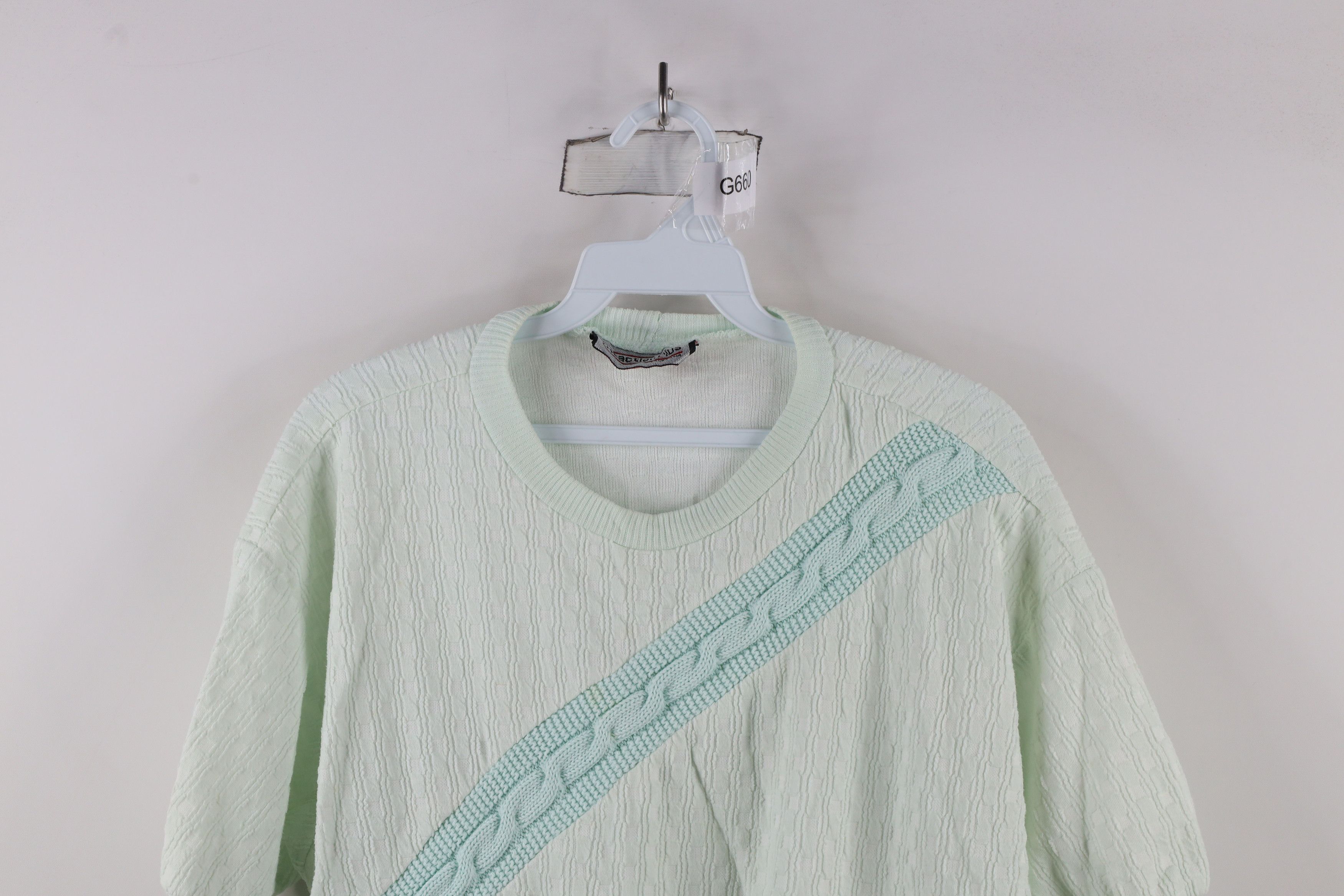 Vintage Vintage 90s Streetwear Knit Short Sleeve T-Shirt USA Size S / US 4 / IT 40 - 2 Thumbnail