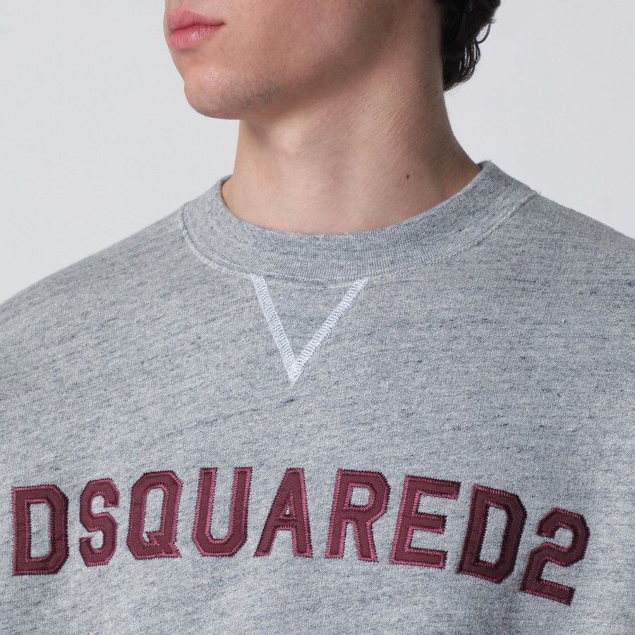 Dsquared2 o1d2blof0226 Logo Sweatshirt in Grey Size US L / EU 52-54 / 3 - 4 Thumbnail