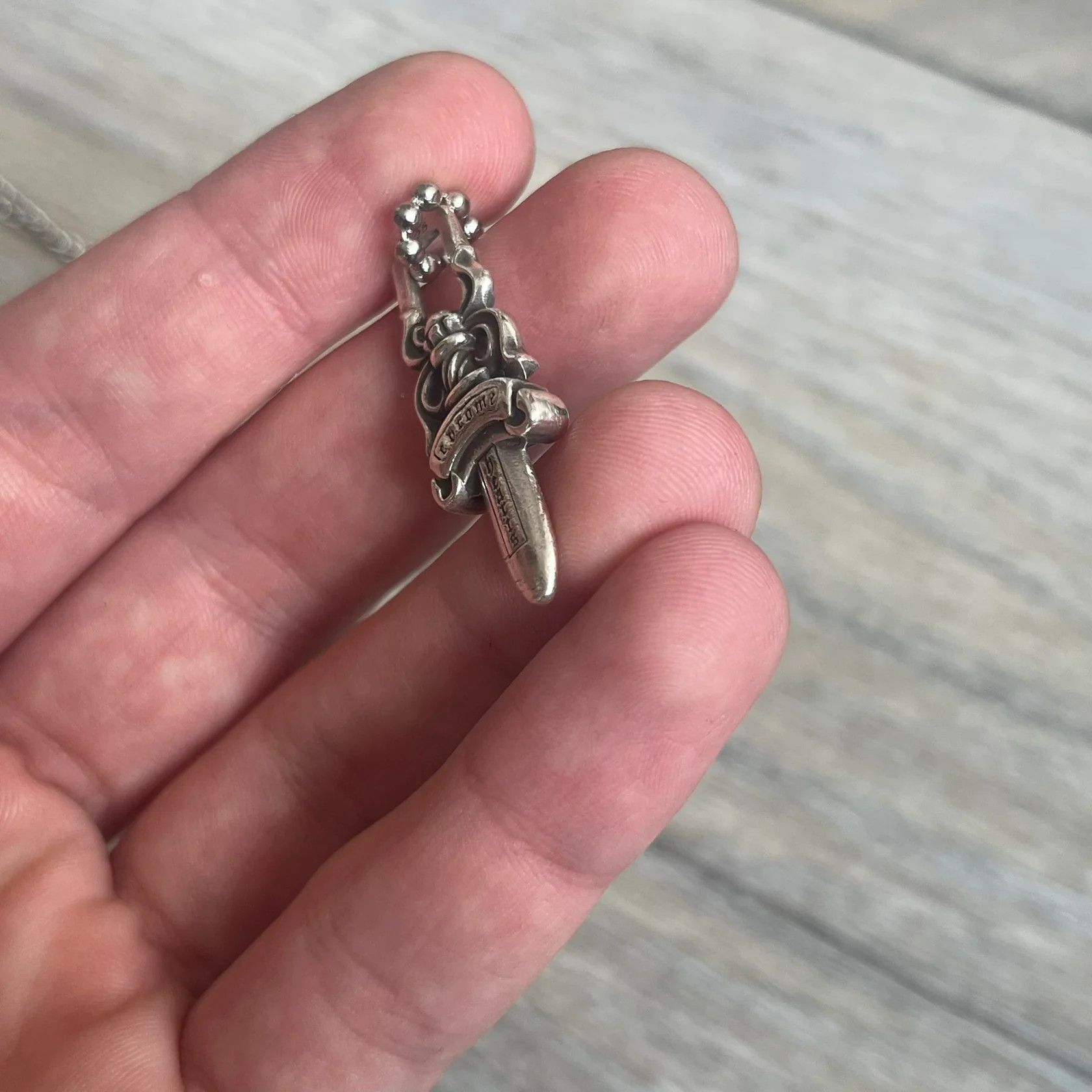 Chrome Hearts Chrome Hearts Dagger Zipper 925 Silver Necklace Size ONE SIZE - 4 Thumbnail