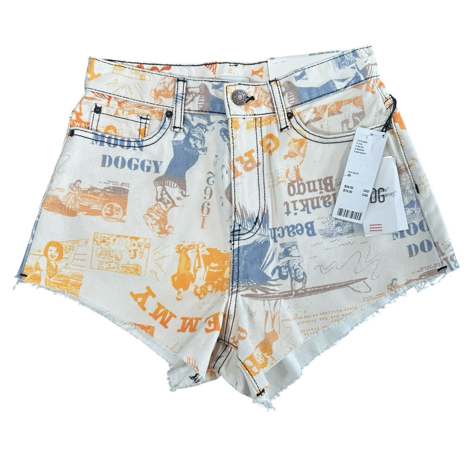 Bdg BDG Urban Outfitters Women's Pitched Waist Shorts Size 26 Size 26" / US 2 / IT 38 - 2 Thumbnail