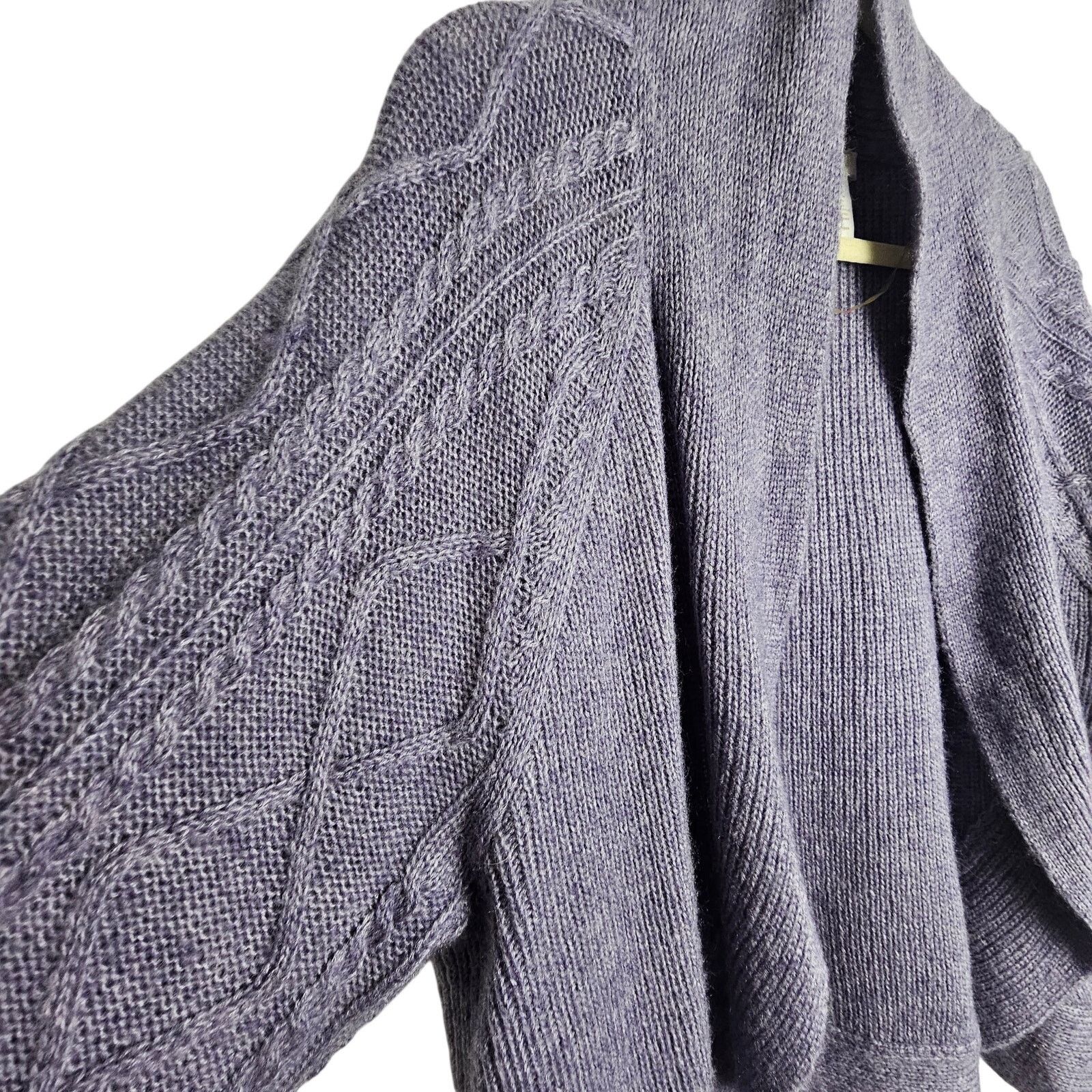 Chicos Chicos Womens Wool Mohair Cardigan Sweater Cable Knit 3 XL Size XL / US 12-14 / IT 48-50 - 5 Thumbnail