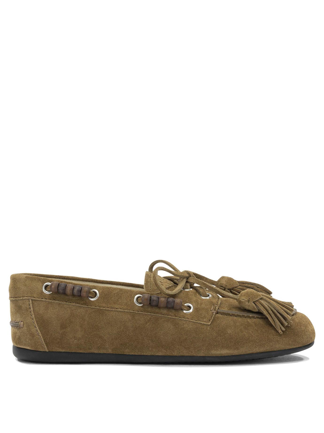 Miu Miu Miu Miu Deck Lace Up Loafers IT 37.5 Women - USA Duties Paid Size US 7.5 / IT 37.5 - 1 Thumbnail