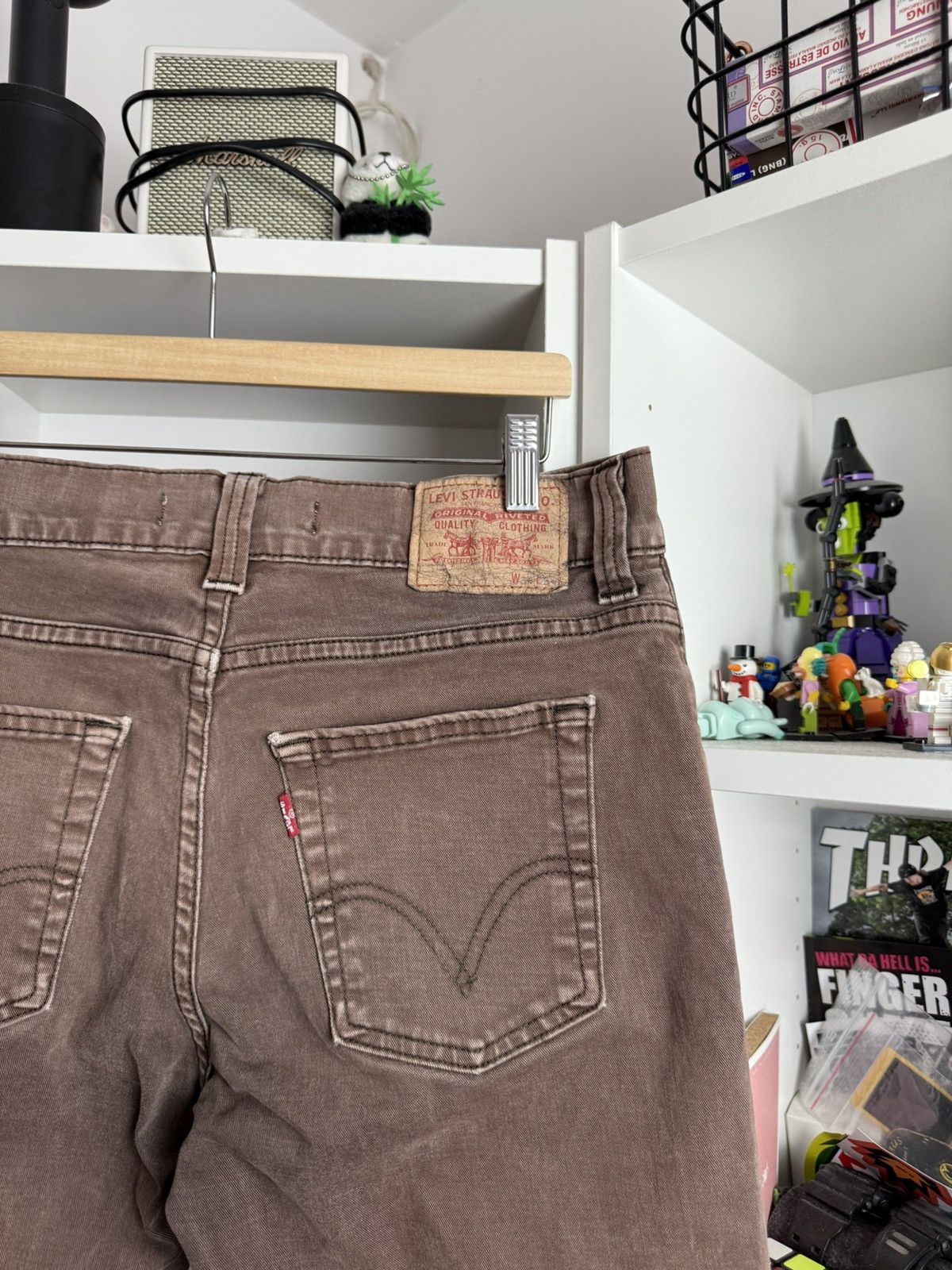 Levi's × Vintage Vintage Levis 511 brown denim jeans pants 34x34 casual skate Size US 34 / EU 50 - 4 Thumbnail