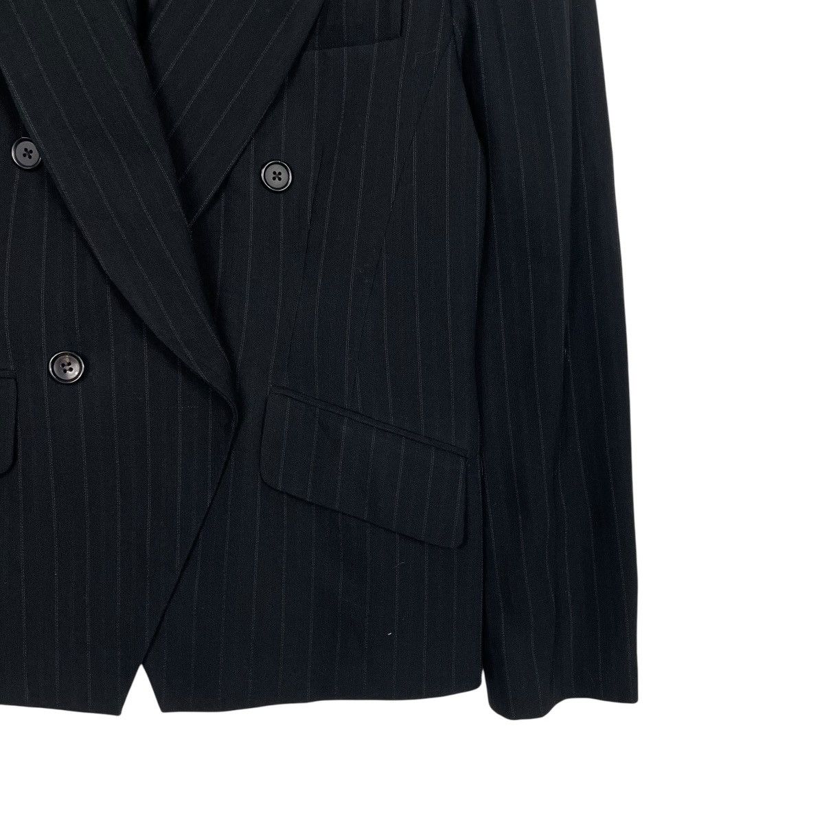 DKNY DKNY Stripe Double Breasted Wool Jacket Size XL / US 12-14 / IT 48-50 - 4 Thumbnail