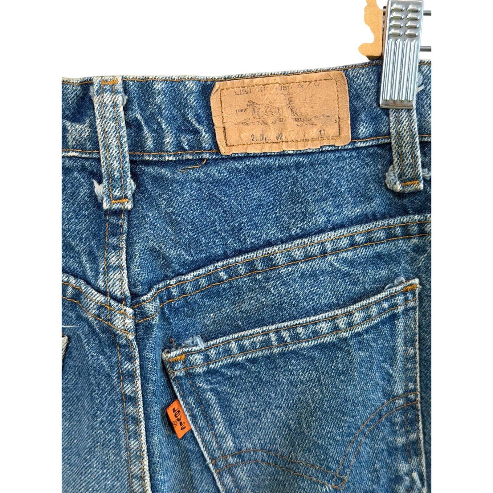 Levi's Vintage Levi’s Orange Tab Jeans USA Made Denim Faded Wash Size 27" / US 4 / IT 40 - 4 Thumbnail