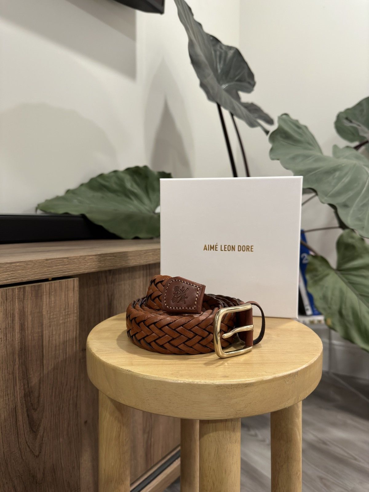 Braided Leather Belt – Aimé Leon Dore