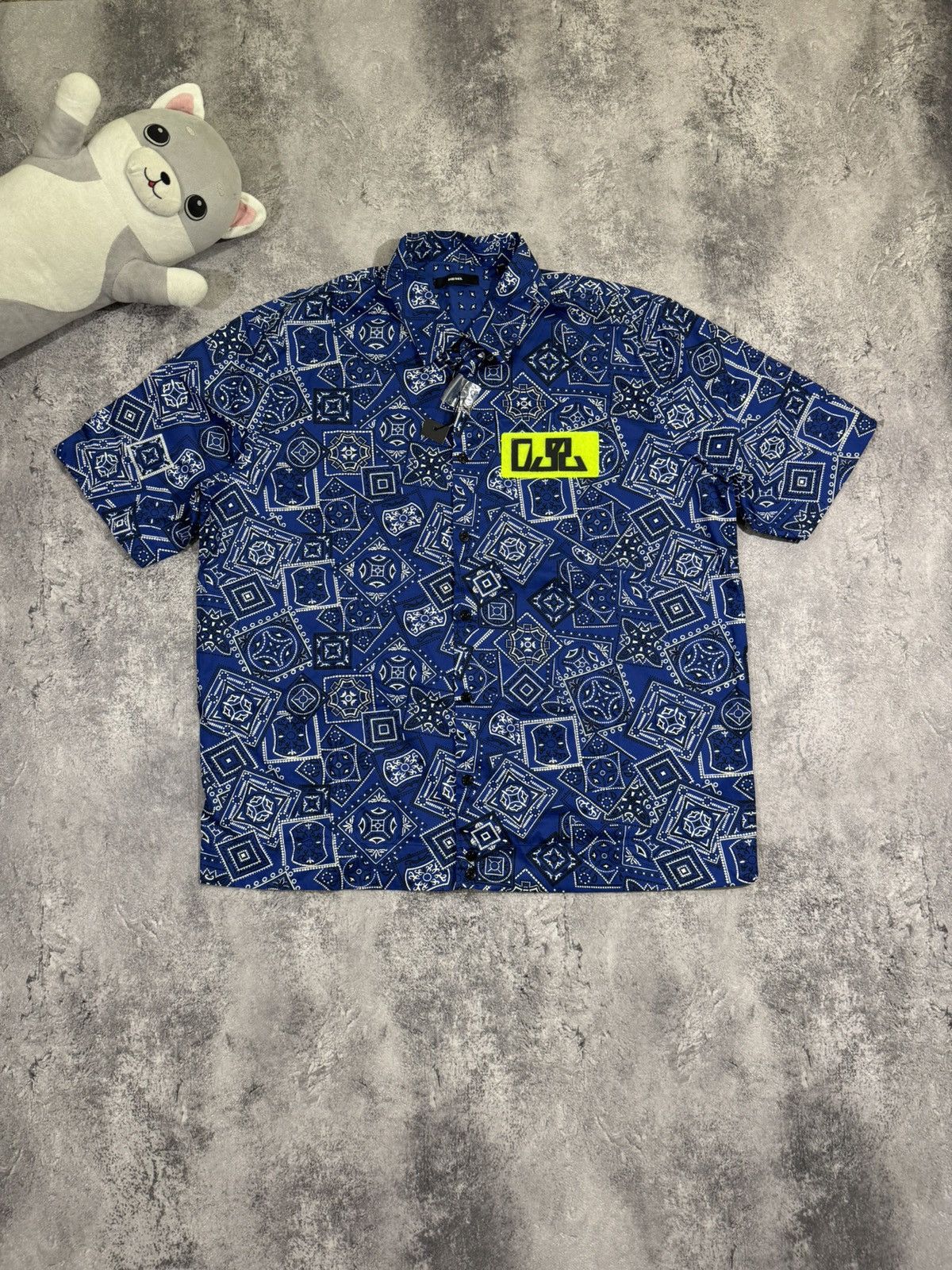 Diesel Short Sleeve Diesel Shirt Size US XXL / EU 58 / 5 - 1 Thumbnail