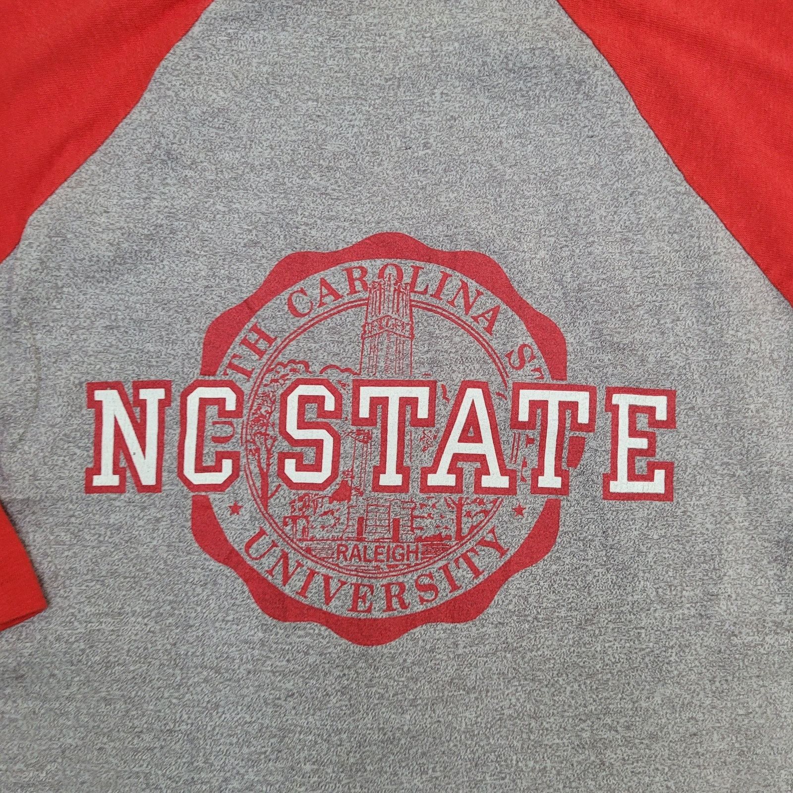 Velva Sheen VTG NC State Wolfpack Baseball Tee Shirt M/L USA 3/4 Sleeve Size US L / EU 52-54 / 3 - 3 Thumbnail