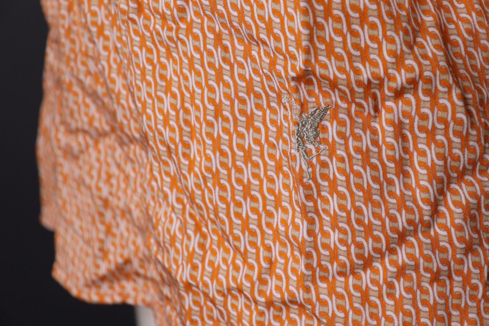 Designer Emily Van Den Bergh Orange All Over Top Shirt Size M Size M / US 6-8 / IT 42-44 - 6 Thumbnail