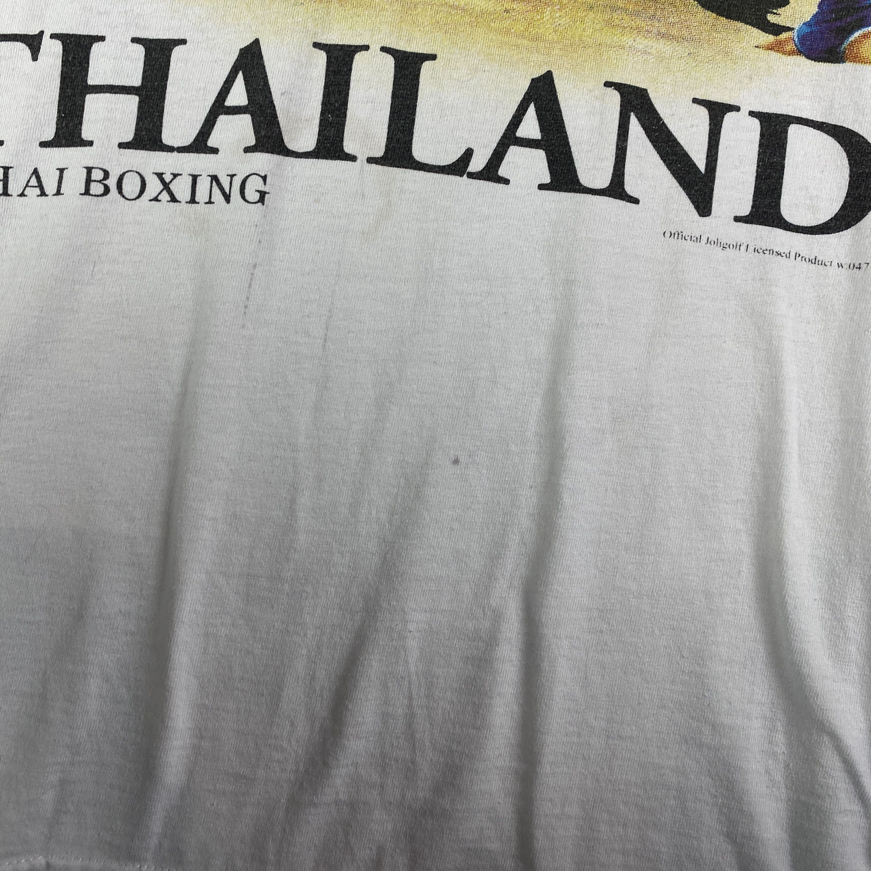 Vintage Mens Vintage T-Shirt Thailand Thai Boxing Size XL Size US XL / EU 56 / 4 - 5 Thumbnail