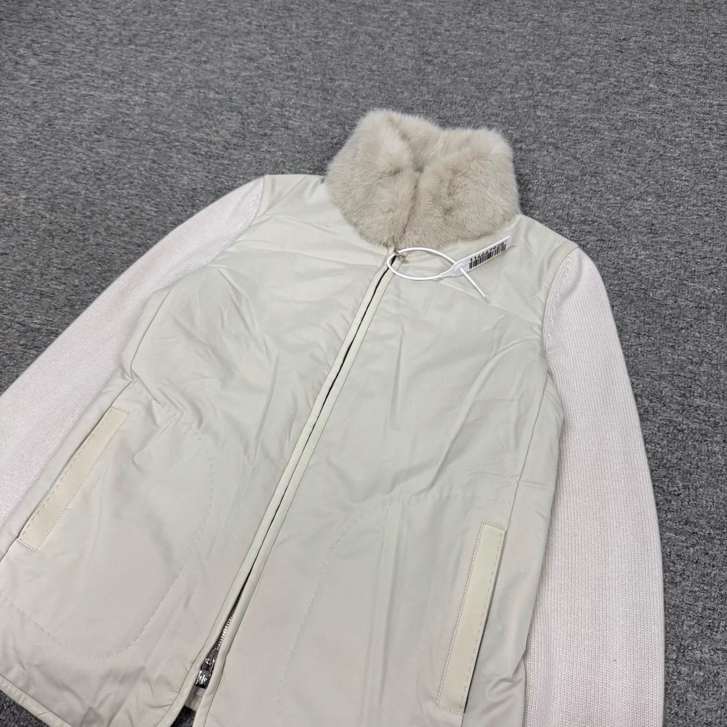 Loro Piana Loro Piana Mink Fur Collar Cashmere Knit Panel Jacket 38 Size XS / US 0-2 / IT 36-38 - 3 Thumbnail