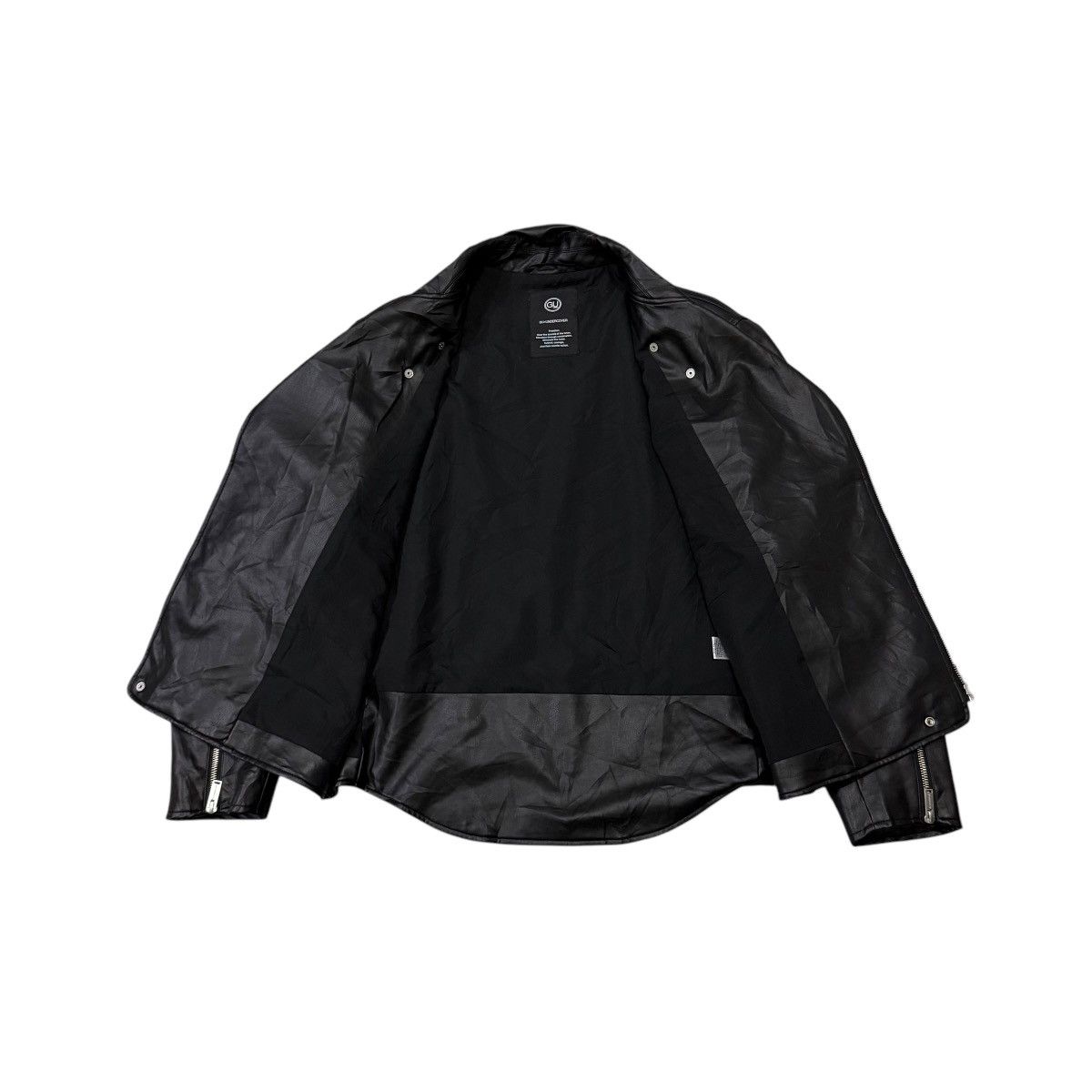 Undercover Vintage Undercover X GU Double Collar Faux Leather Jacket Size US M / EU 48-50 / 2 - 19 Thumbnail