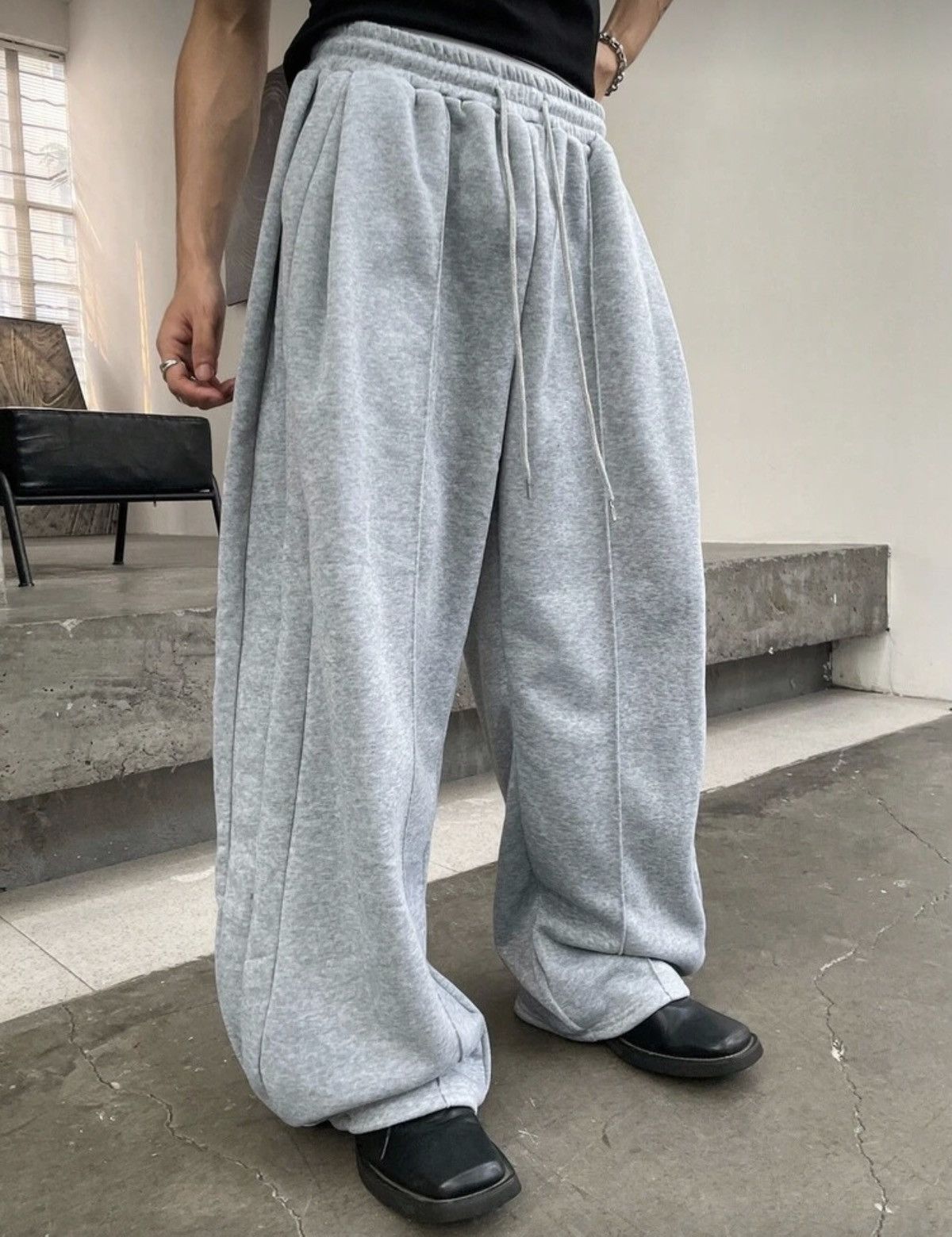 Other Baggy Gray wide leg Sweatpant Size US 30 / EU 46 - 1 Thumbnail