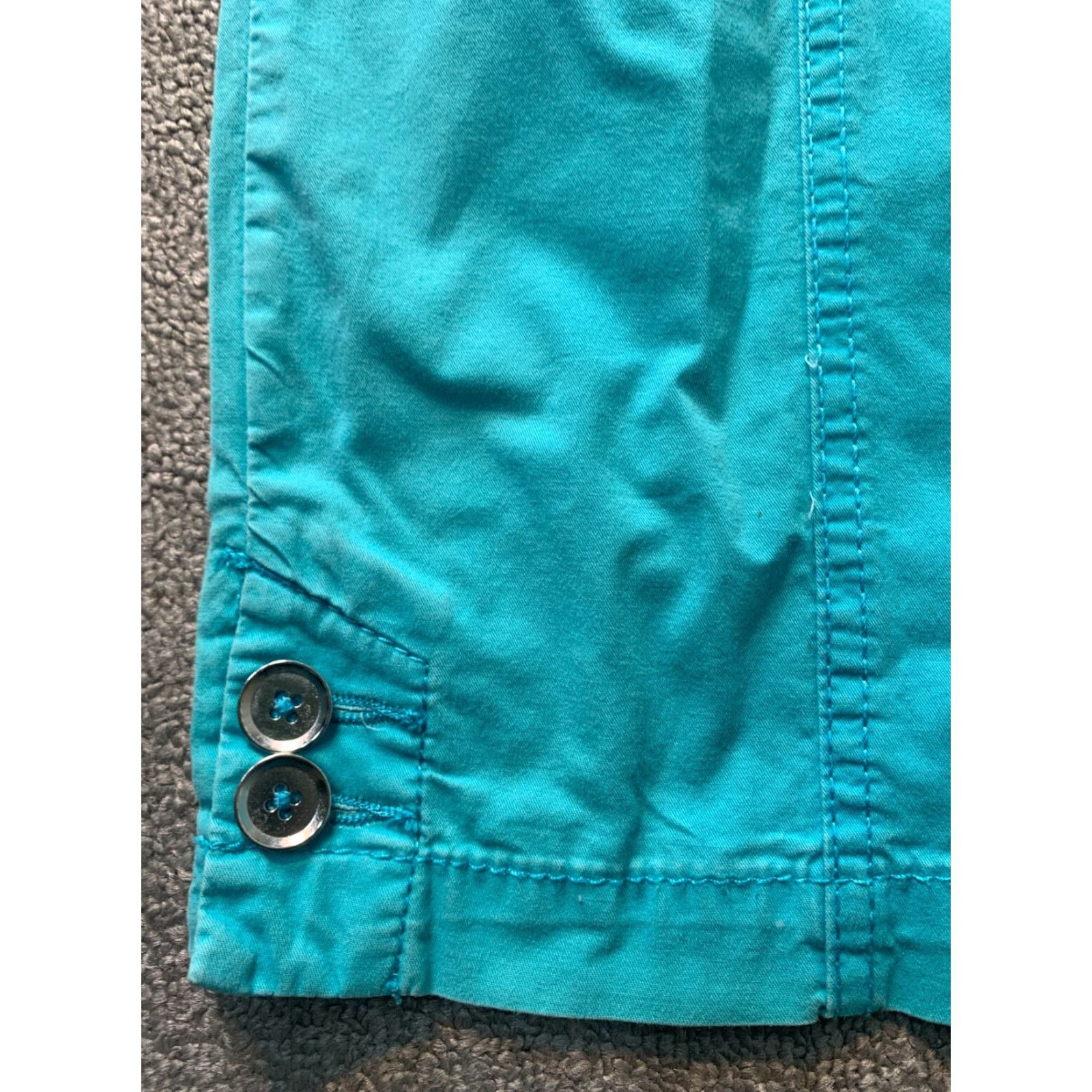 JM Collection JM Collection Blue Pants Size 10 Womens Petite Straight Pants Women Size 32" / US 10 / IT 46 - 3 Thumbnail