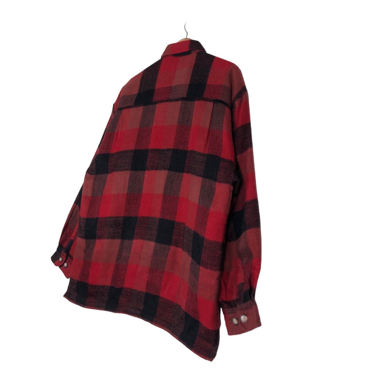 Japanese Brand 🔥Vintage Alaskan Woodman Shirt Jacket Wool Tartan Design Size US M / EU 48-50 / 2 - 10 Thumbnail