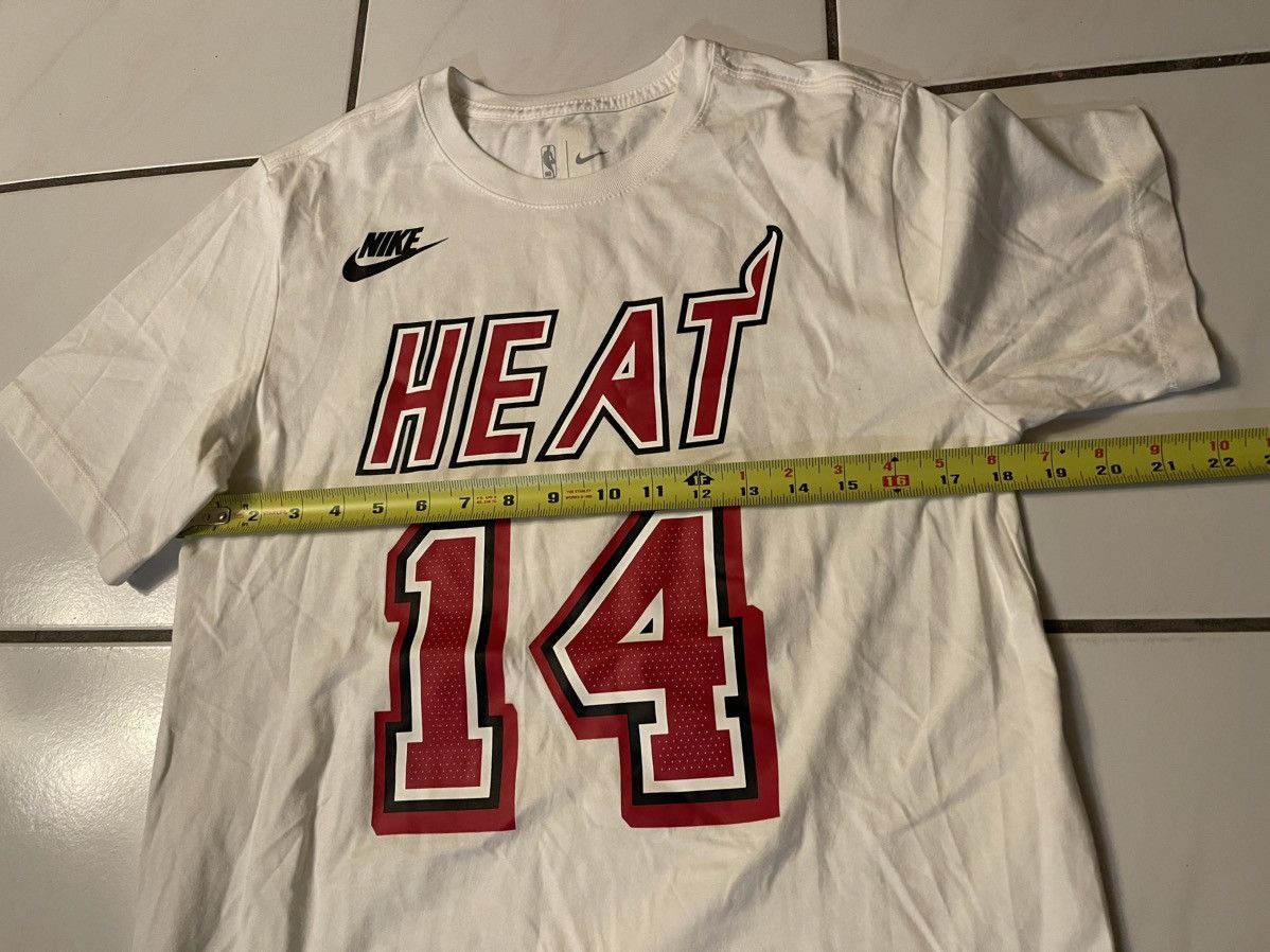 Nike Nike Tyler Herro Miami Heat T Shirt Mens Small White #14 Size US S / EU 44-46 / 1 - 4 Thumbnail