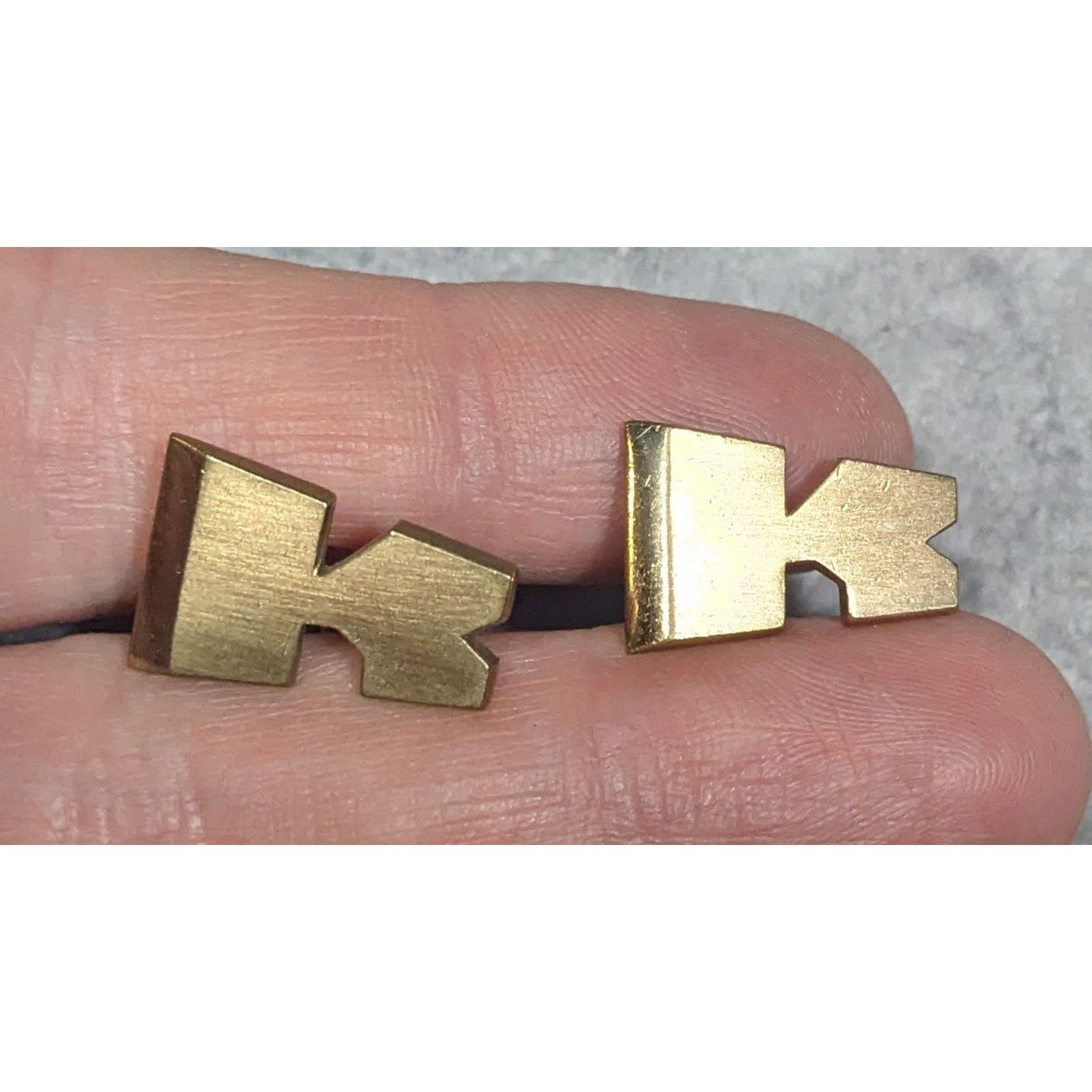 Other Vintage Swank Stylized K Shaped Gold Tone Cufflinks Size ONE SIZE - 5 Thumbnail