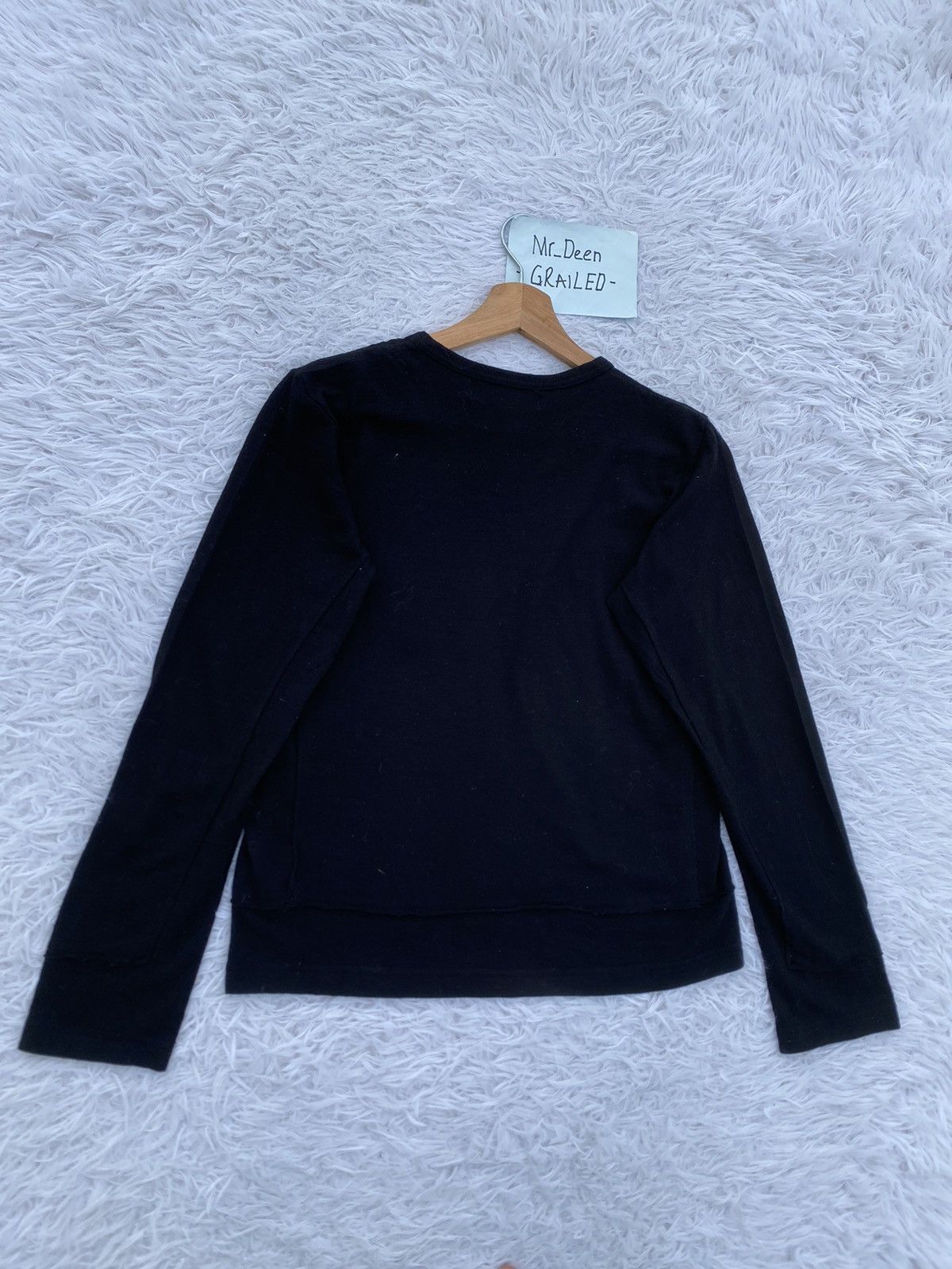 Comme des Garcons × H&M Rare H&M x Comme Des Gracons Wool Longsleeve Tshirt Size US S / EU 44-46 / 1 - 21 Thumbnail
