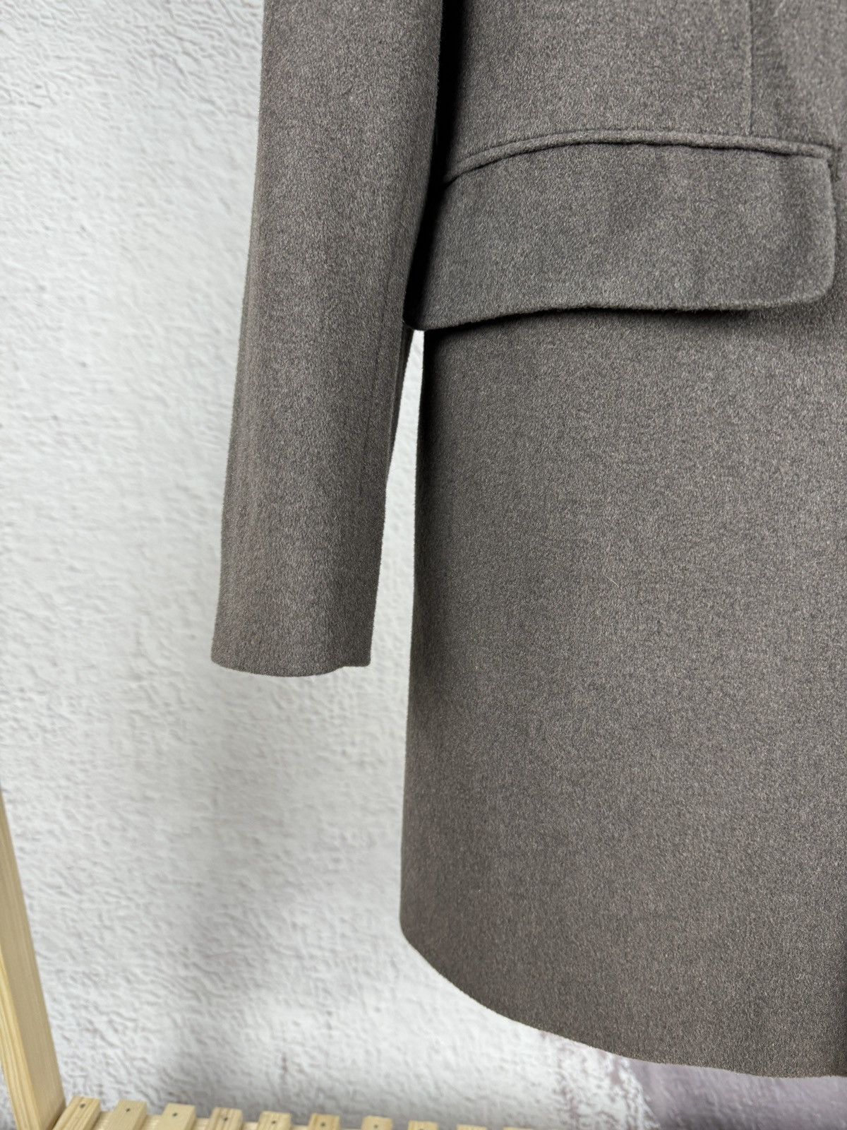 Chevignon CHEVIGNON Coat Men's LARGE Wool Blend Mid Length Brown Grey Size US L / EU 52-54 / 3 - 8 Thumbnail