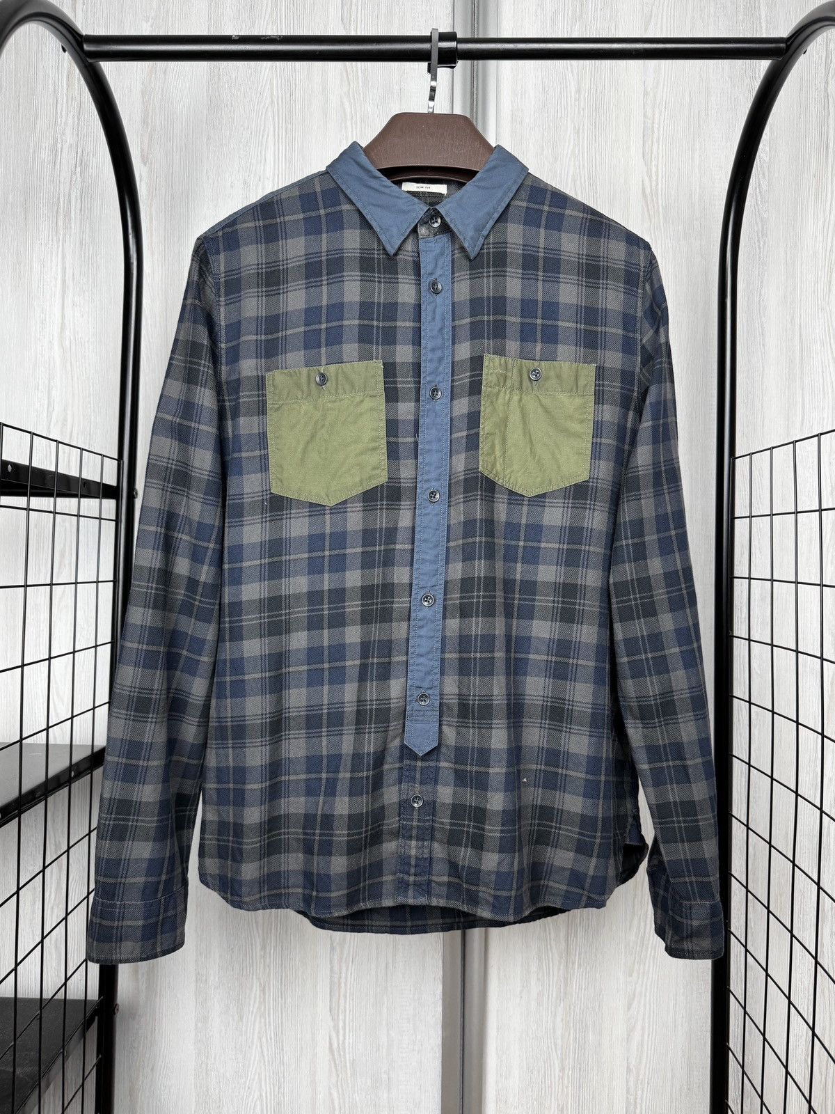 Allsaints Allsaints Spitalfields Slim Fit Admindsen LS Checkered shirt Size US M / EU 48-50 / 2 - 2 Thumbnail